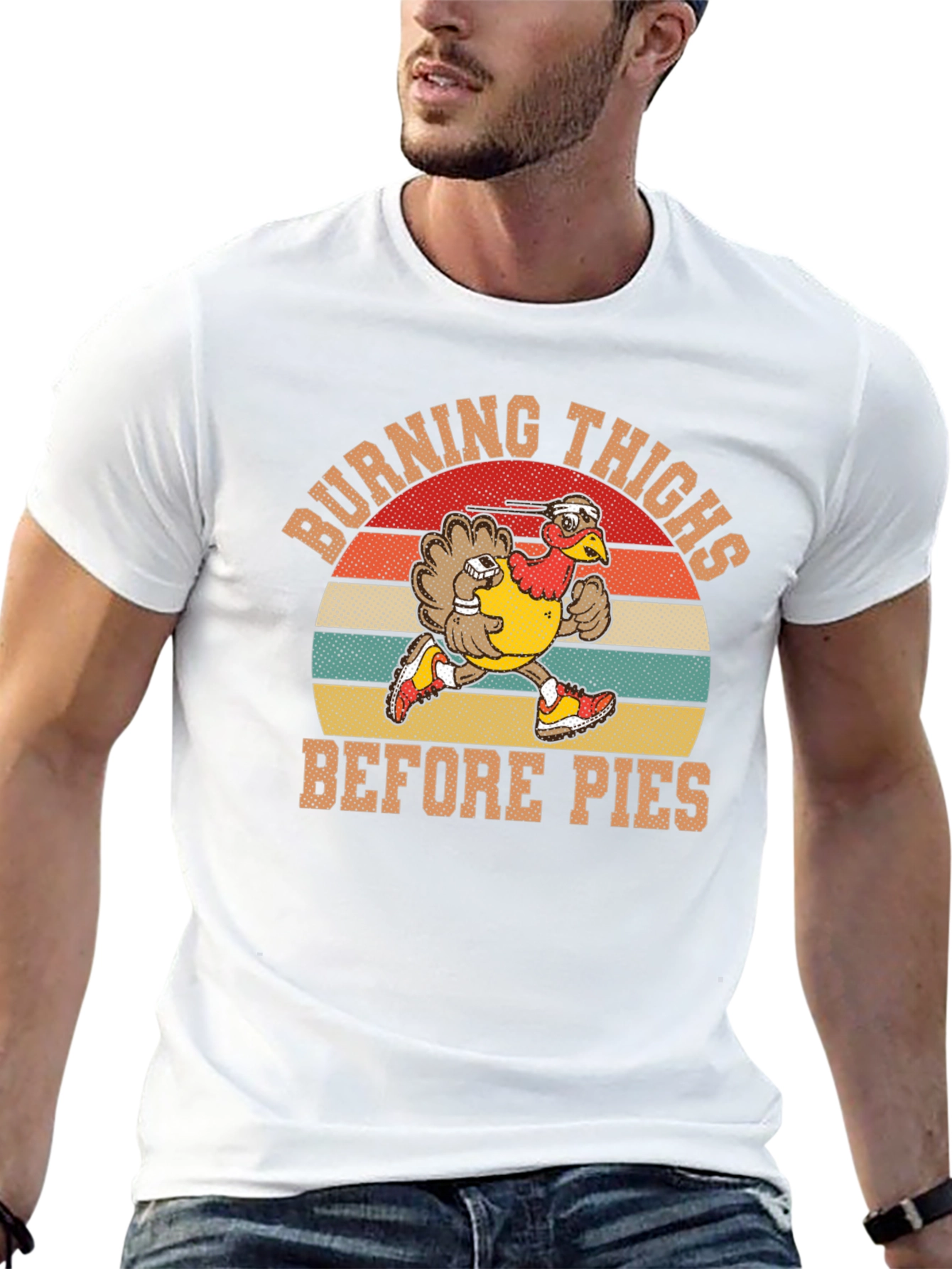 Burning Thighs Before Pies Turkey Trot T-Shirt