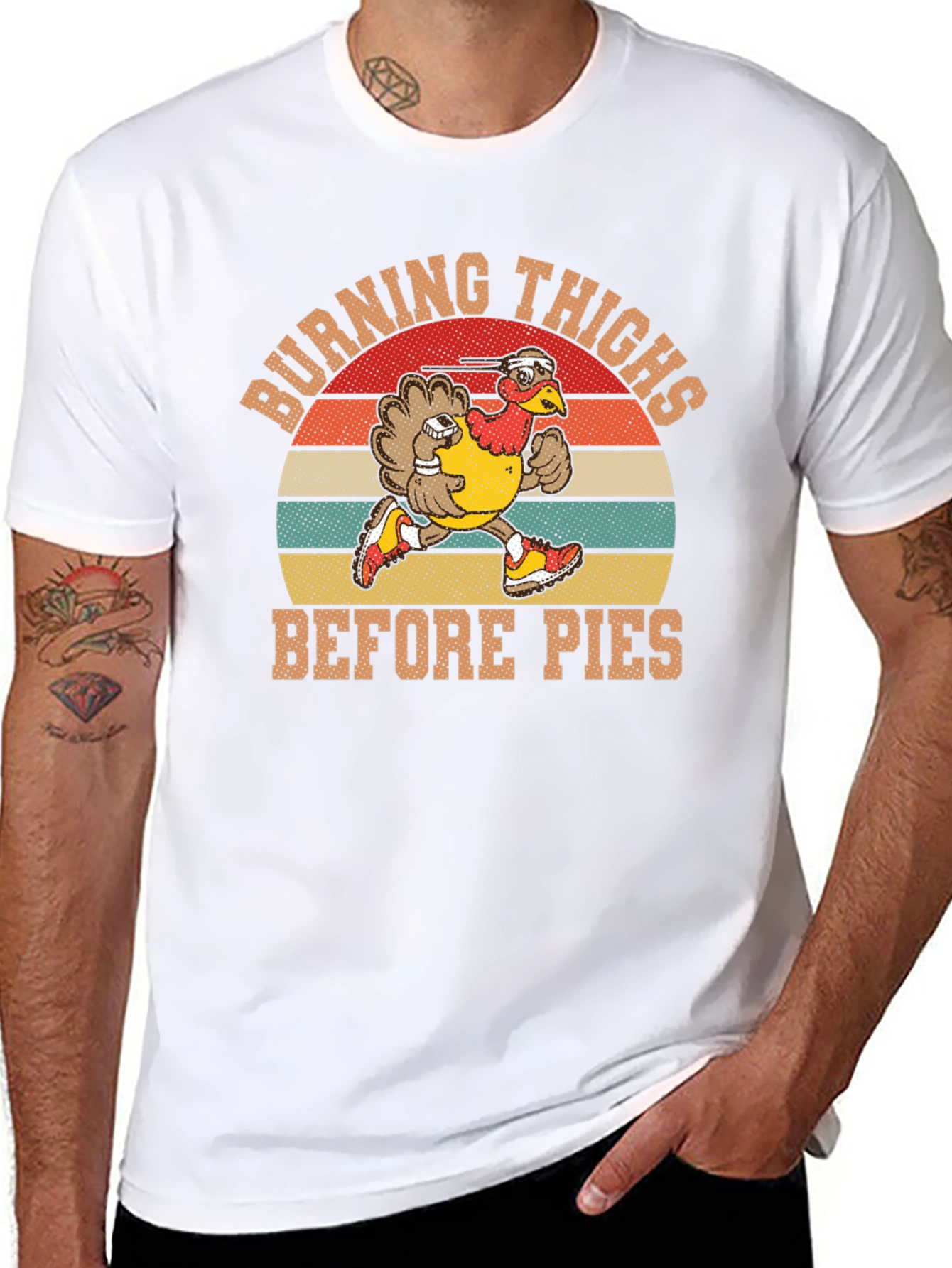 Burning Thighs Before Pies Turkey Trot T-Shirt