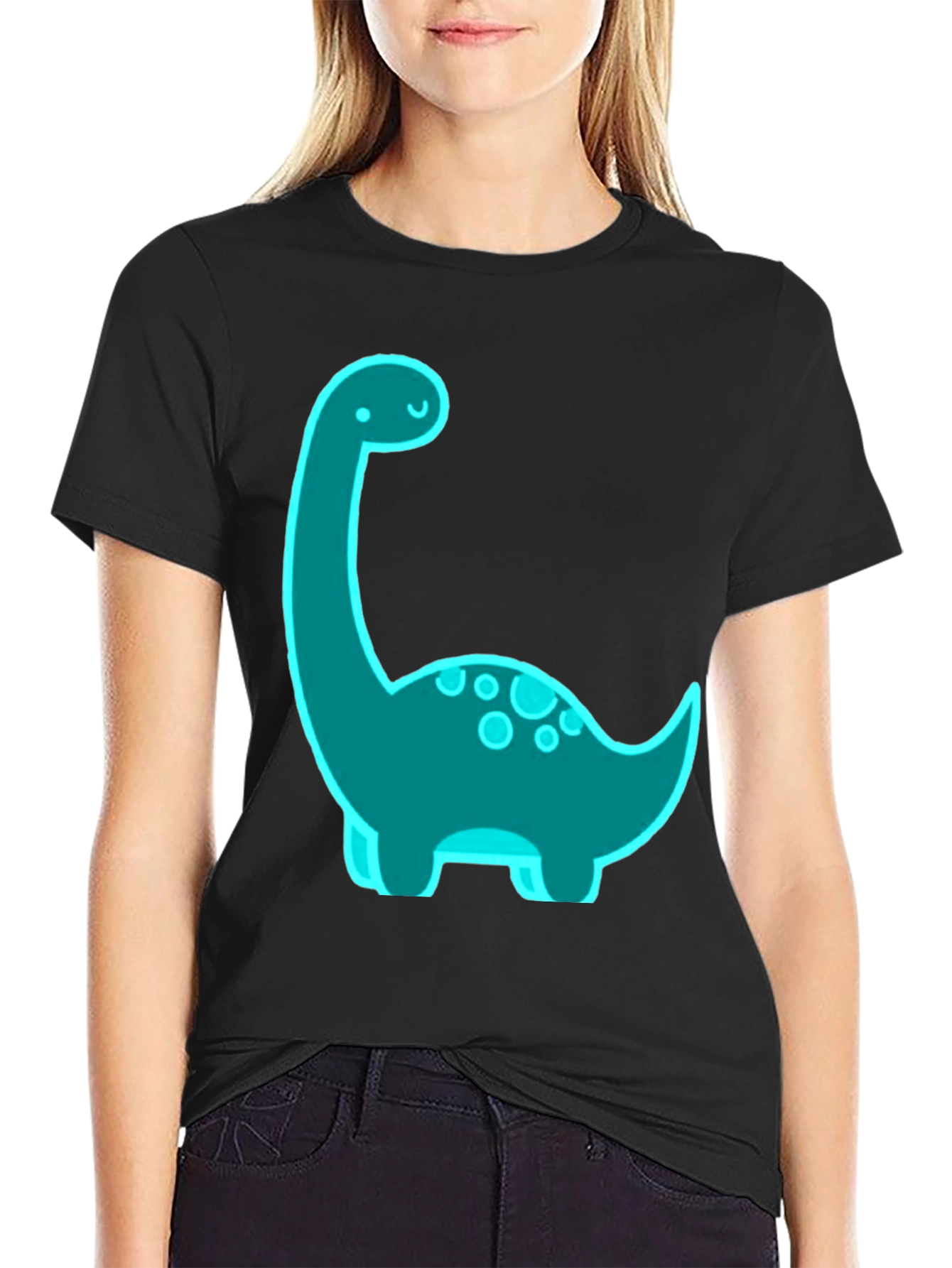 Dino Graphic Tee - Black