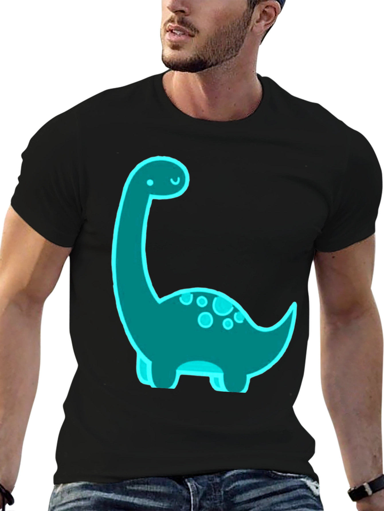 Dino Graphic Tee - Black