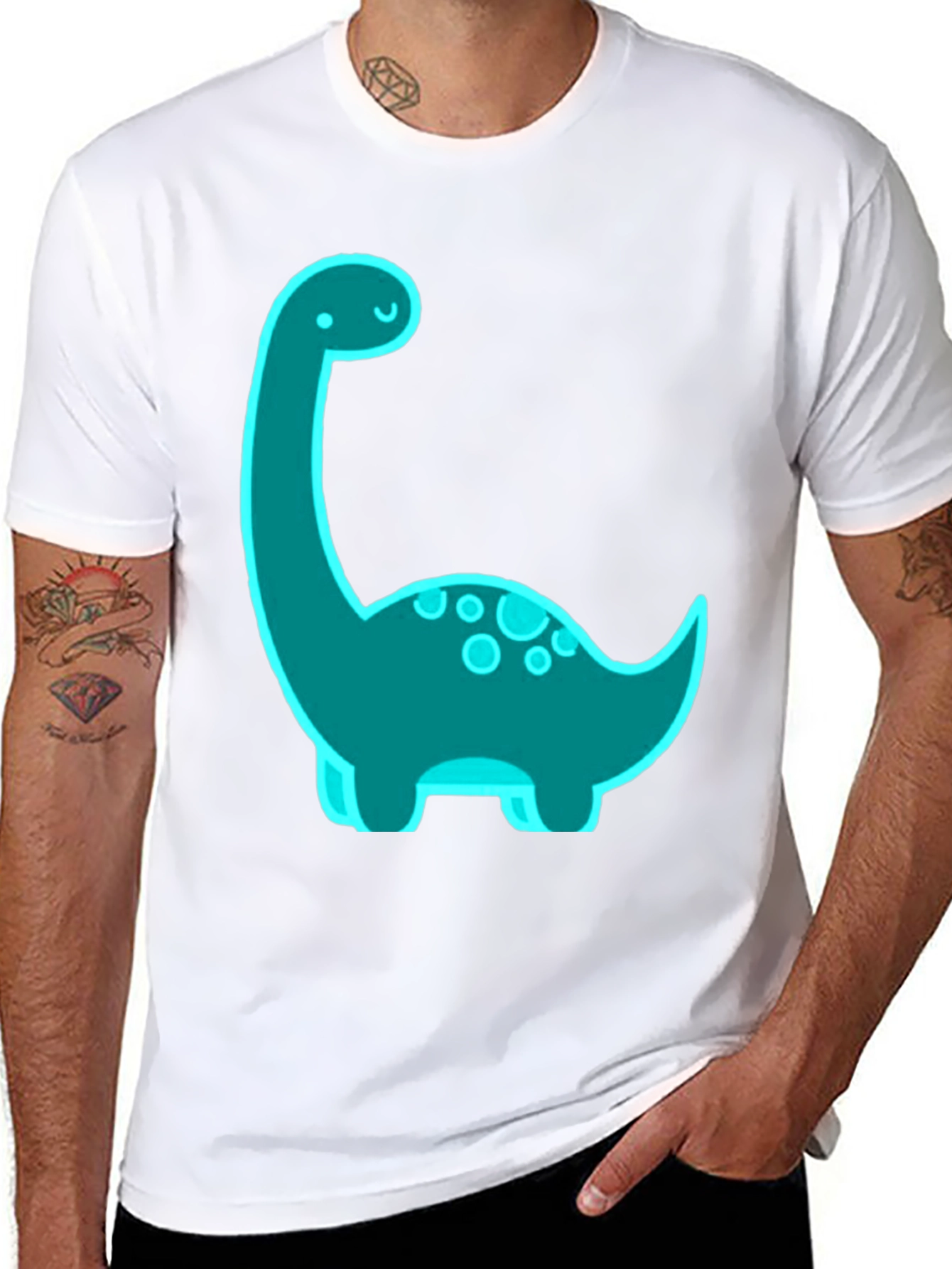 Dino Graphic Tee - Black