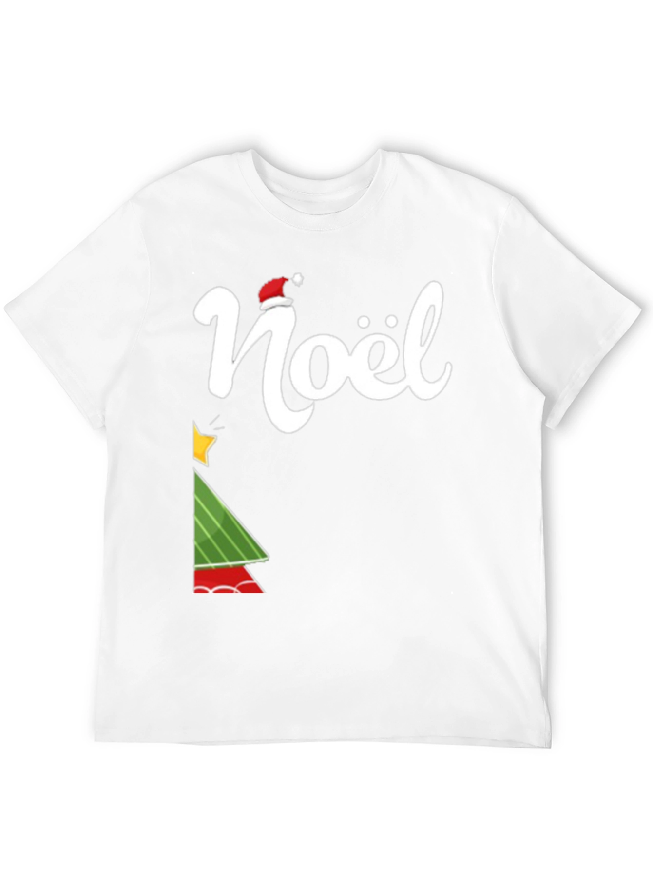 Noel Christmas Tree Graphic Tee - Holiday T-Shirt
