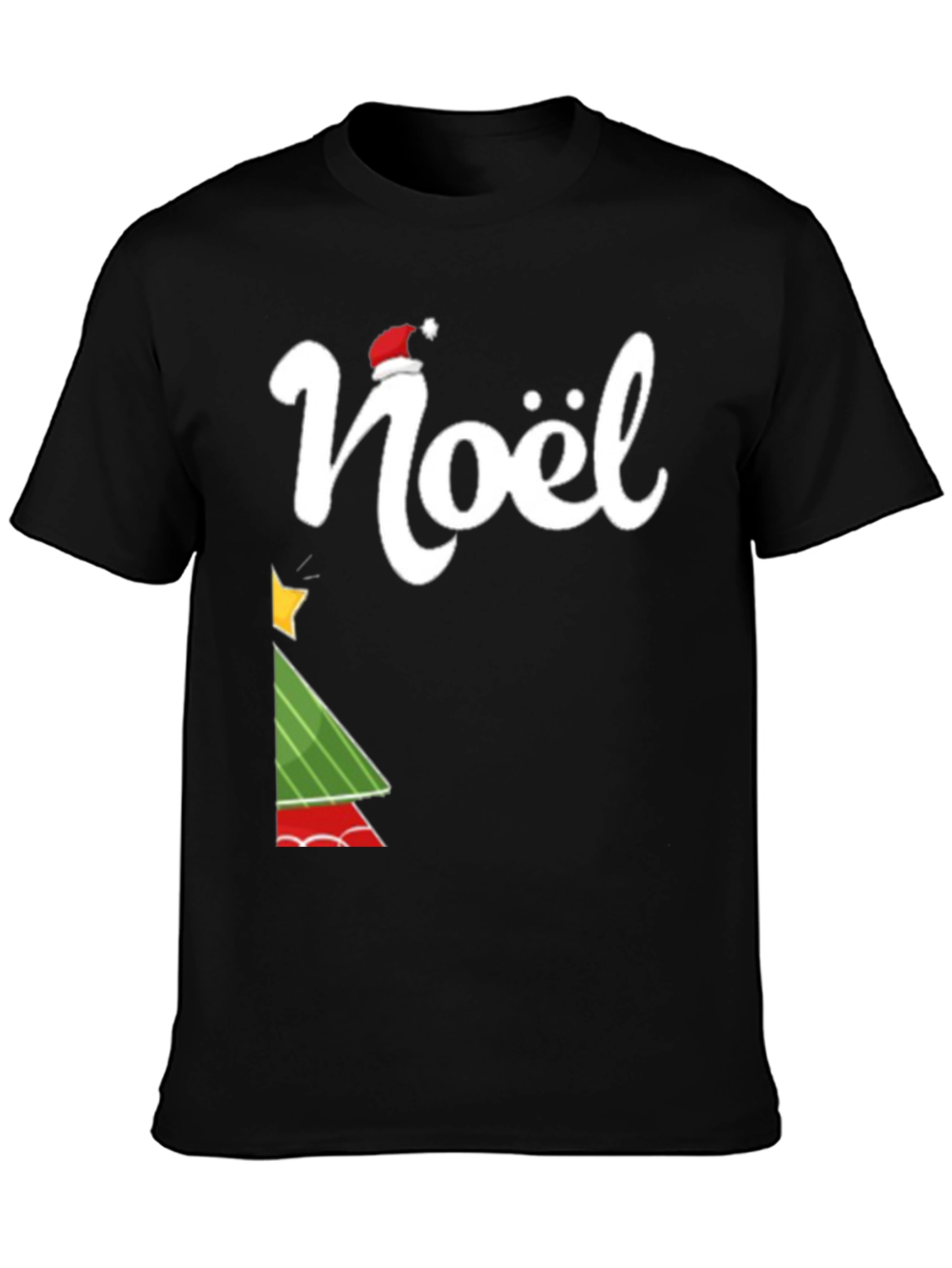 Noel Christmas Tree Graphic Tee - Holiday T-Shirt