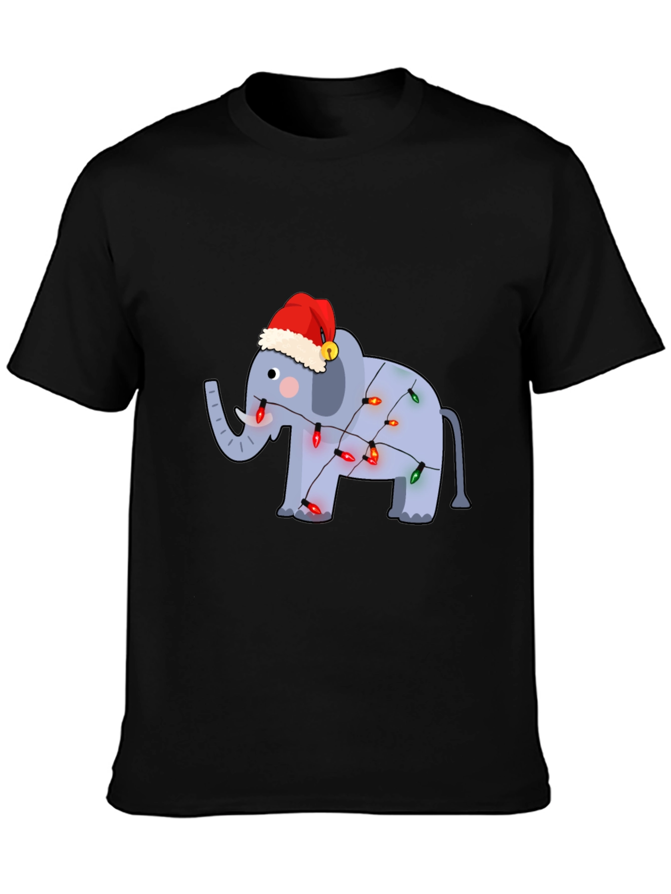 Festive Elephant Christmas T-Shirt