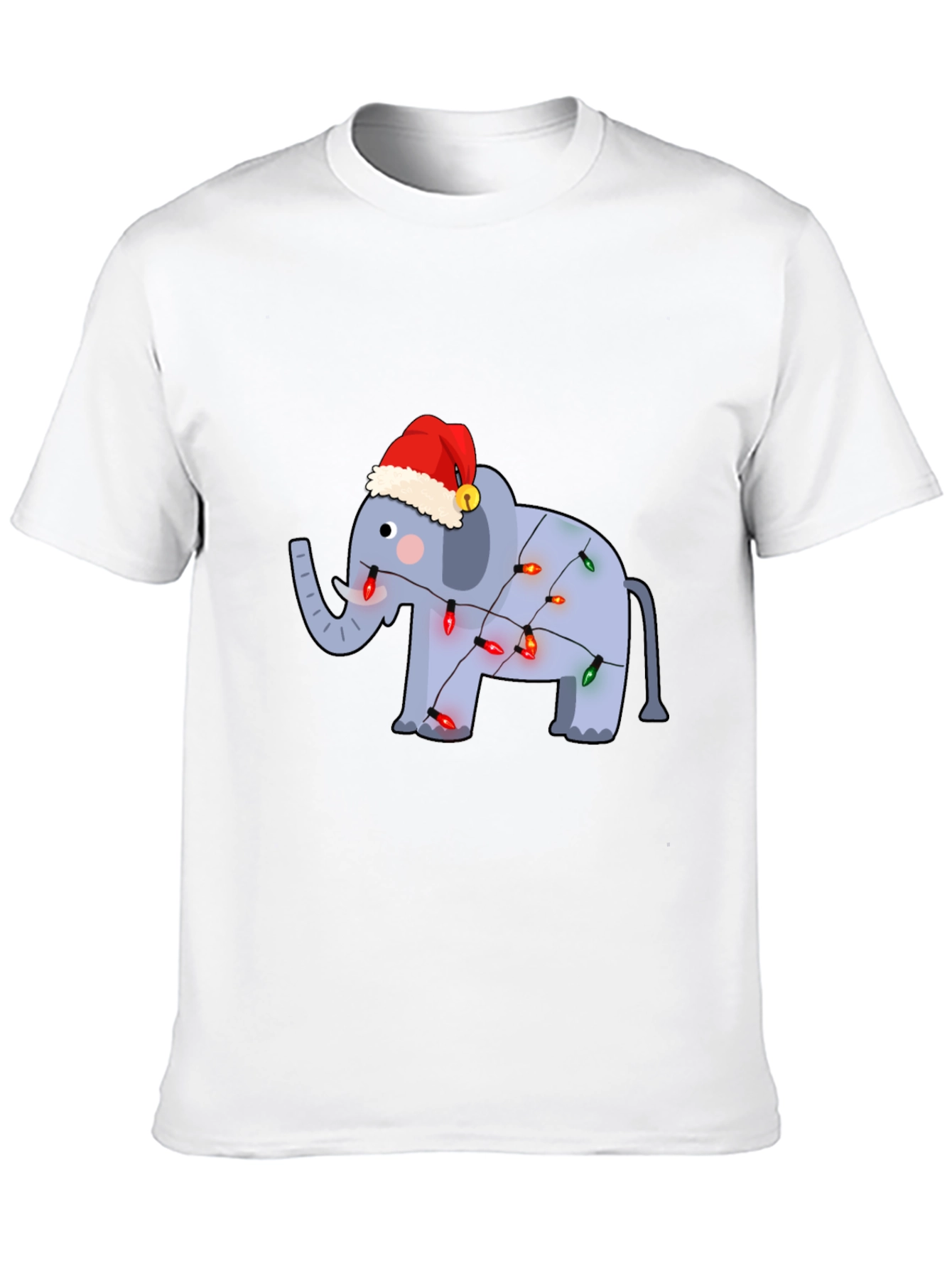 Festive Elephant Christmas T-Shirt