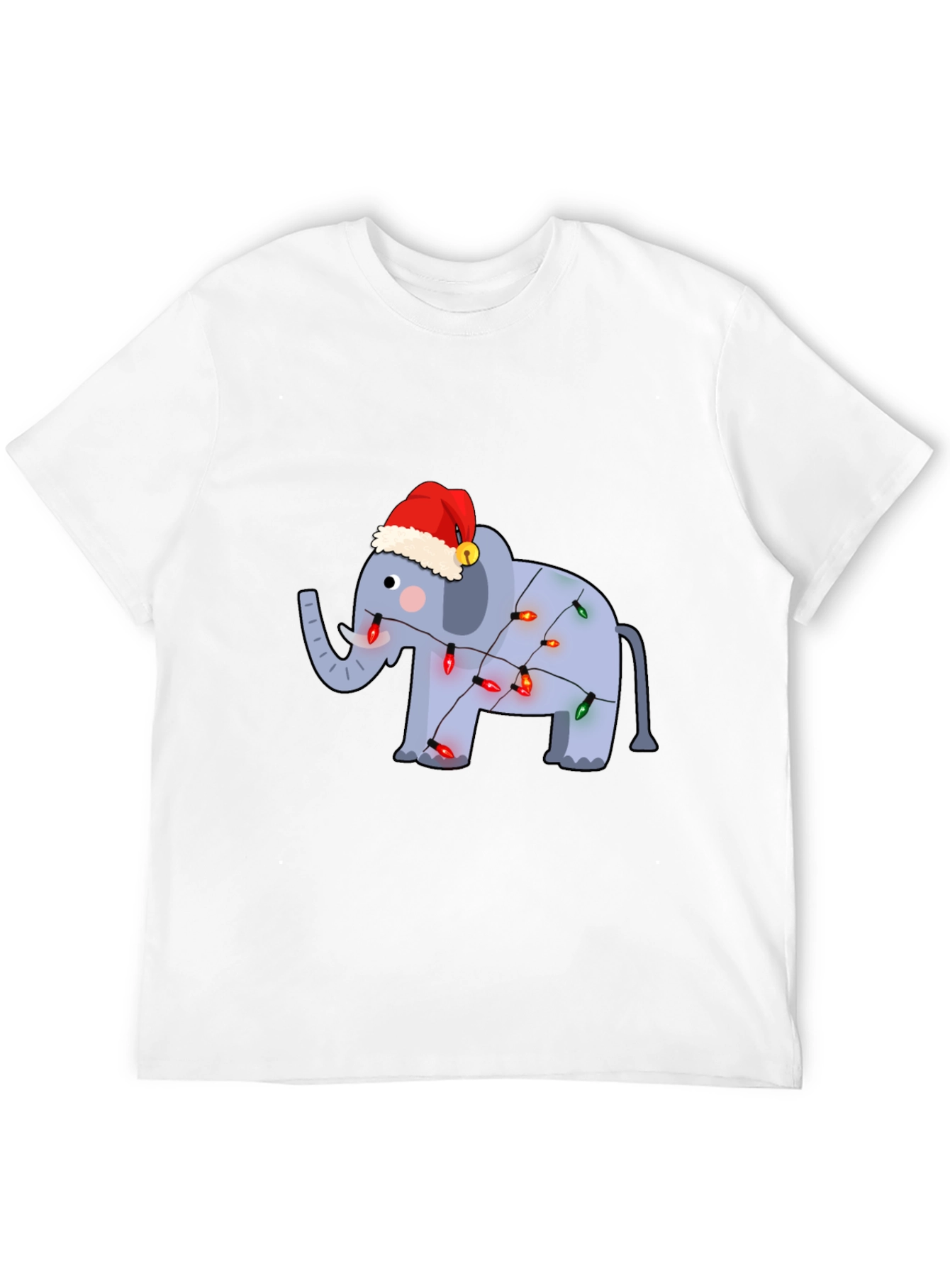 Festive Elephant Christmas T-Shirt