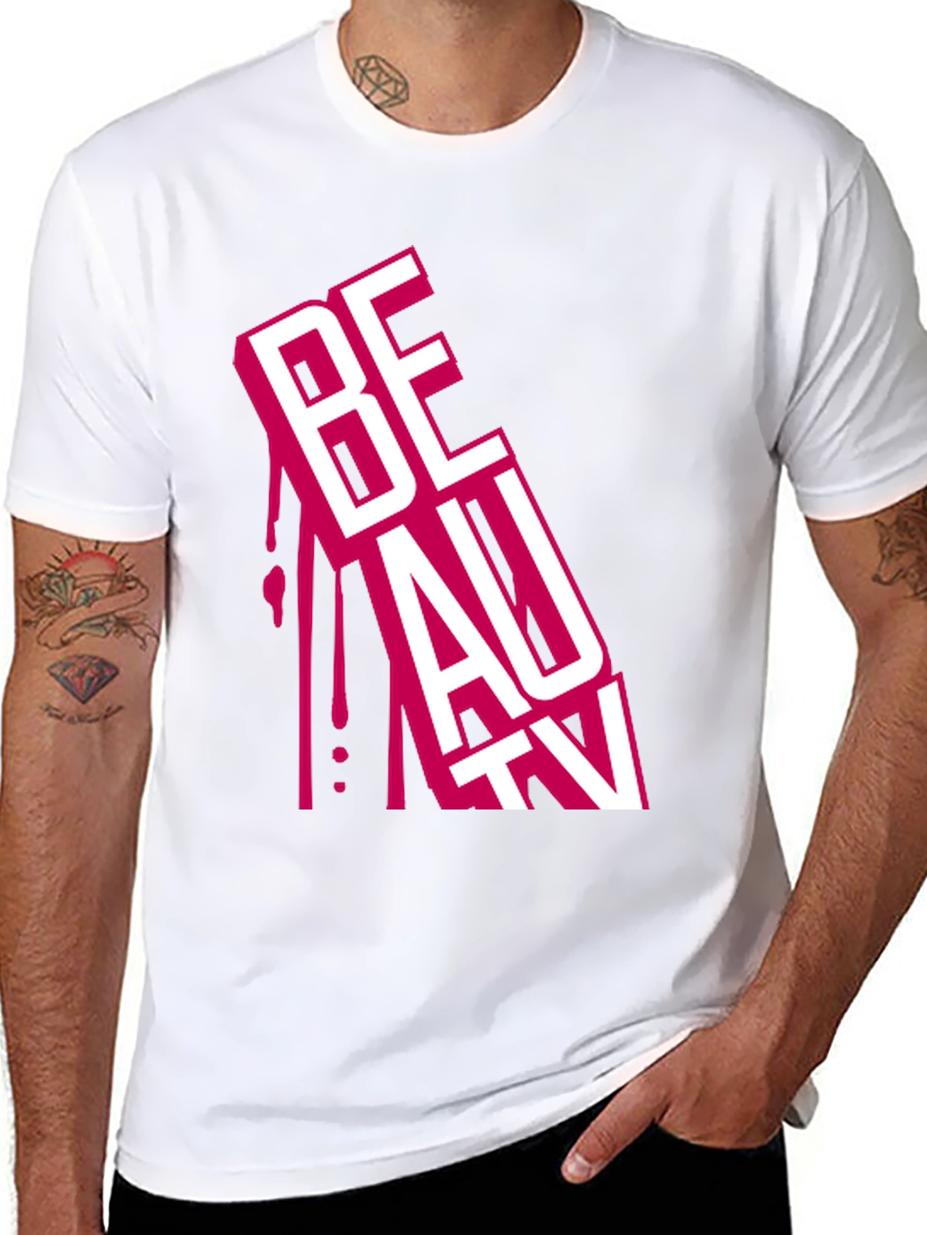 Beauty Drip Graphic Tee - Bold Streetwear