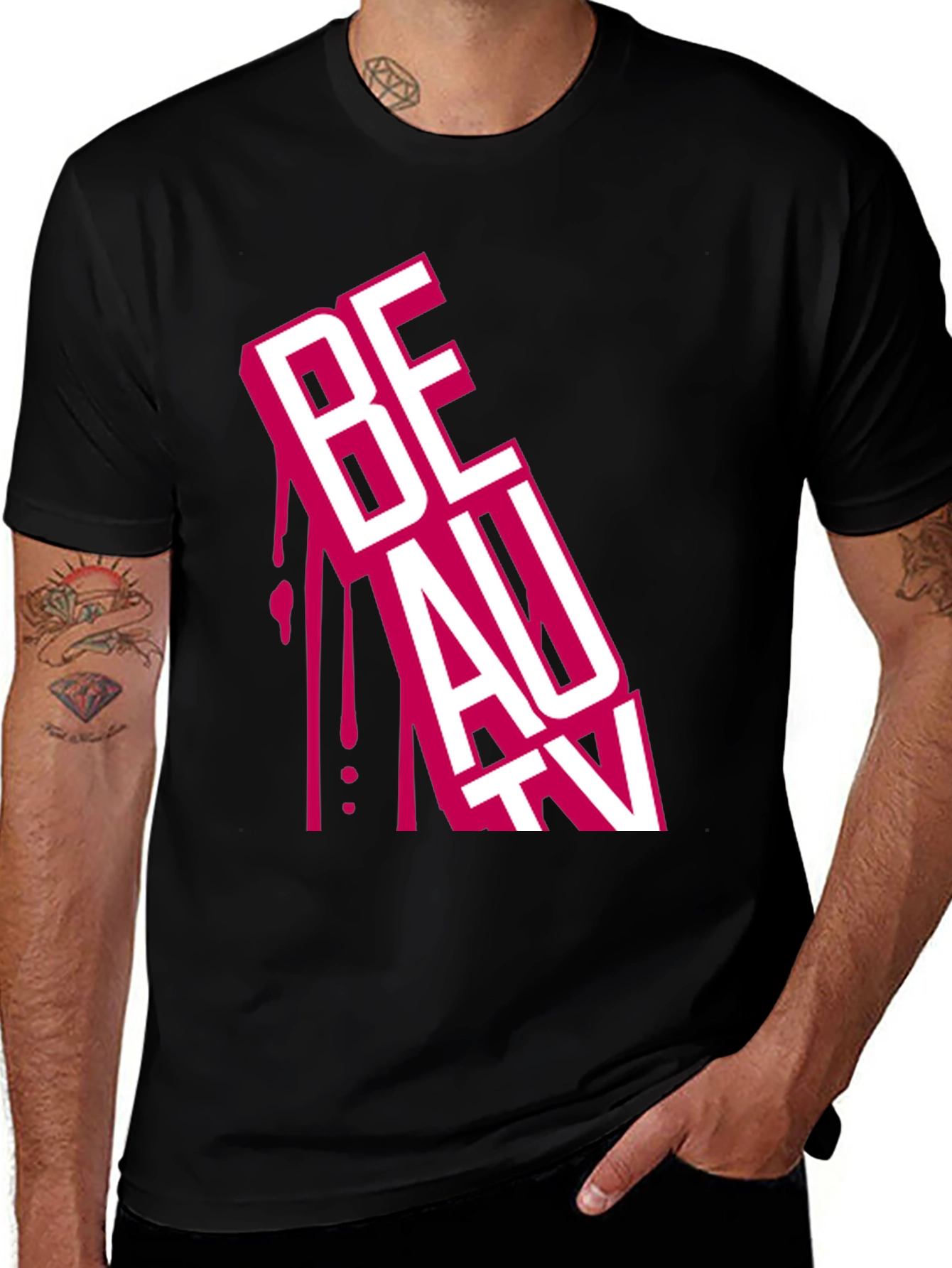 Beauty Drip Graphic Tee - Bold Streetwear