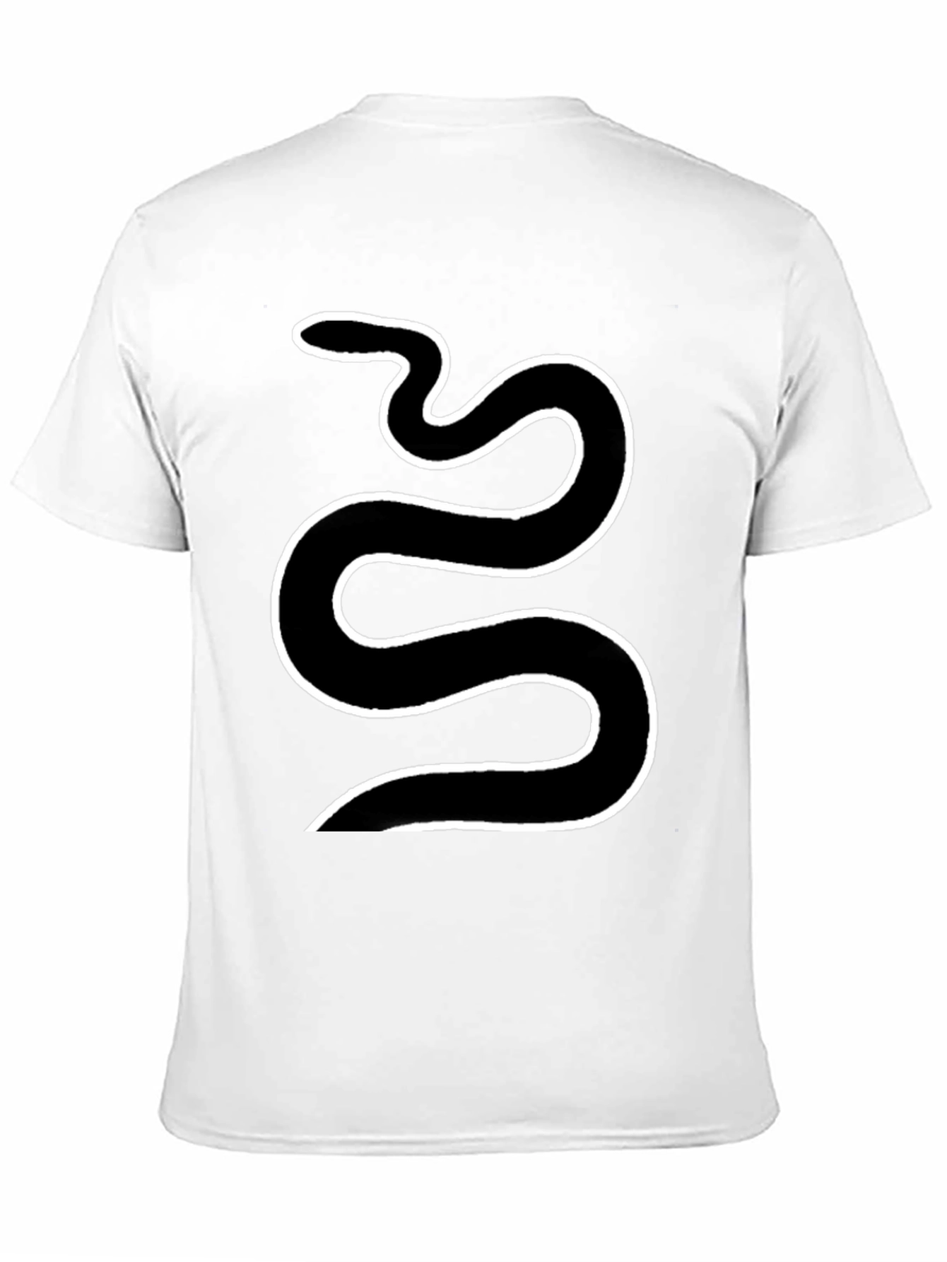 Black Snake Graphic Tee - Cool Serpent Design