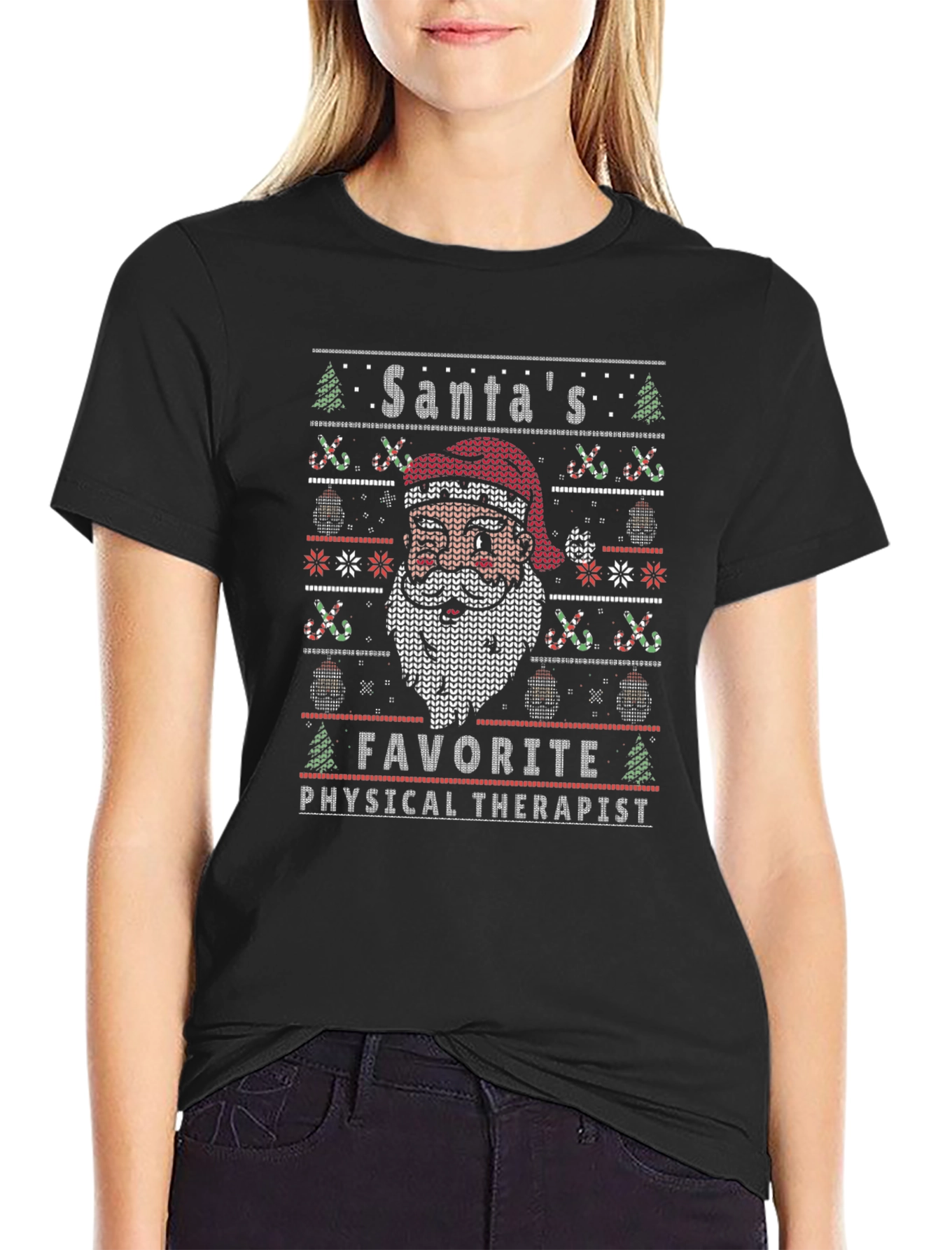 Santas Favorite Physical Therapist T-Shirt