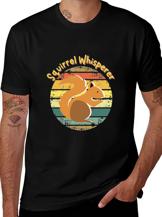 Squirrel Whisperer T-Shirt - Vintage Style Graphic Tee