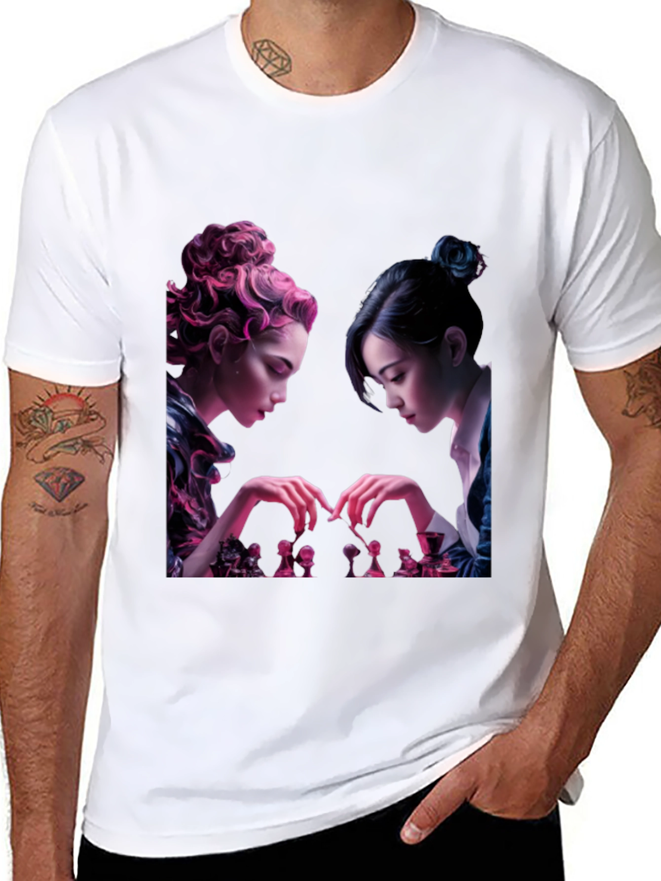 Chess Game Graphic Tee