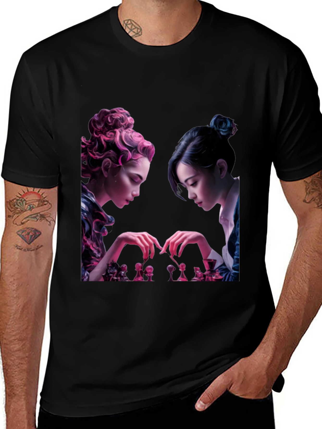 Chess Game Graphic Tee