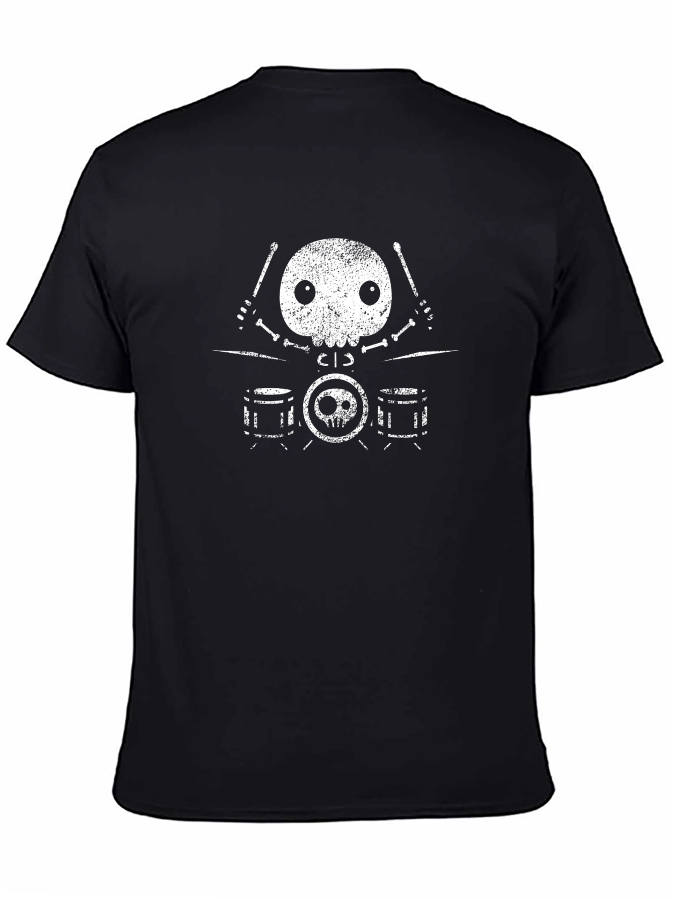 Skull Drummer Graphic Tee