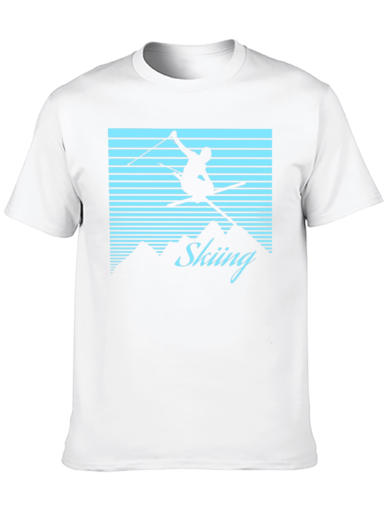 Retro Skiing Graphic Tee