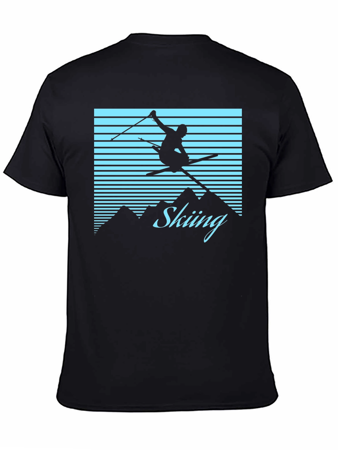 Retro Skiing Graphic Tee