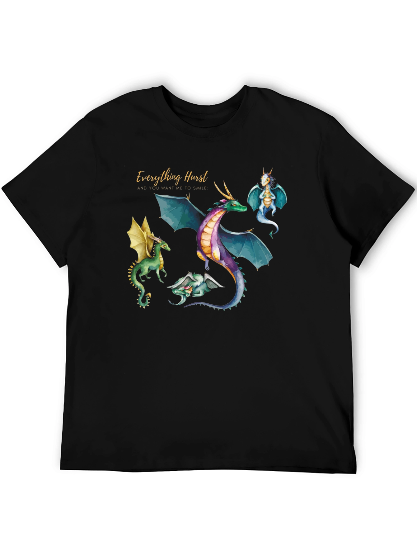 Everything Hurst Dragon Graphic T-Shirt
