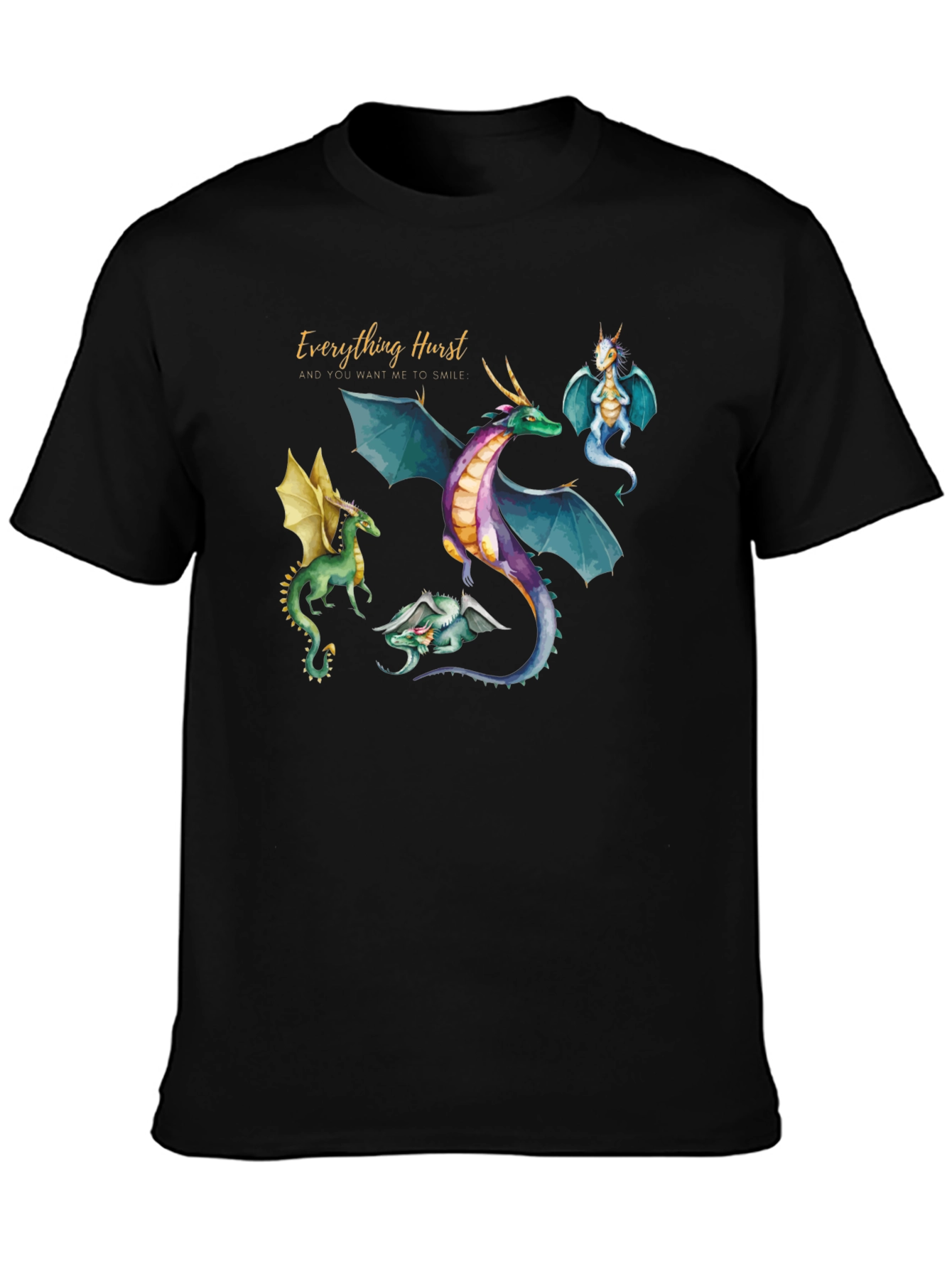 Everything Hurst Dragon Graphic T-Shirt