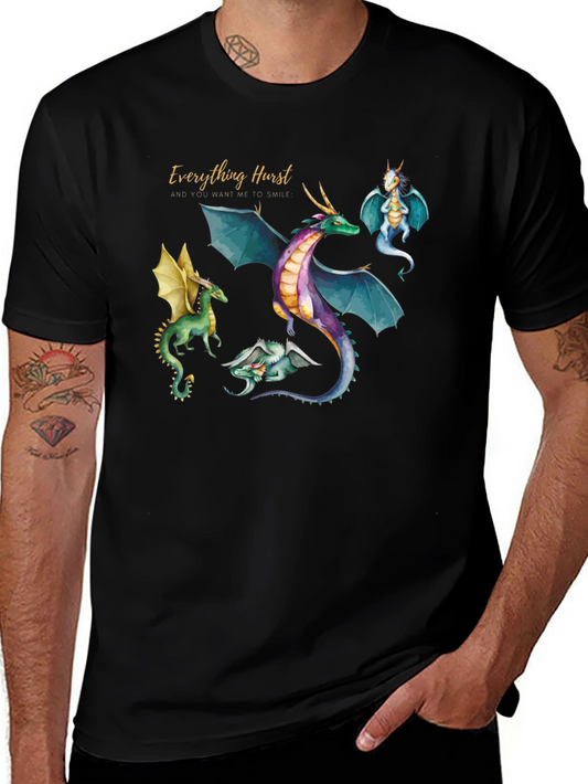 Everything Hurst Dragon Graphic T-Shirt