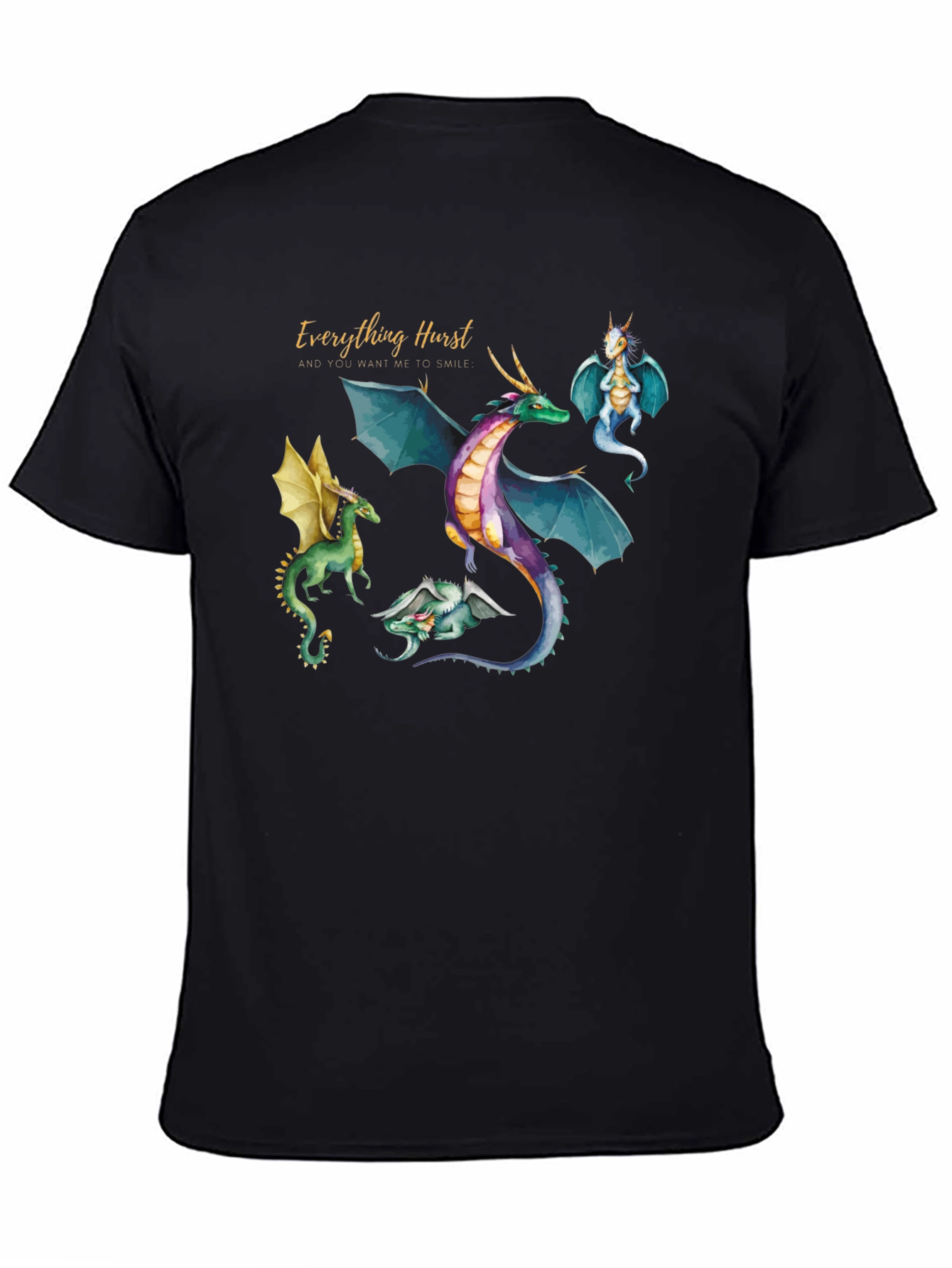 Everything Hurst Dragon Graphic T-Shirt