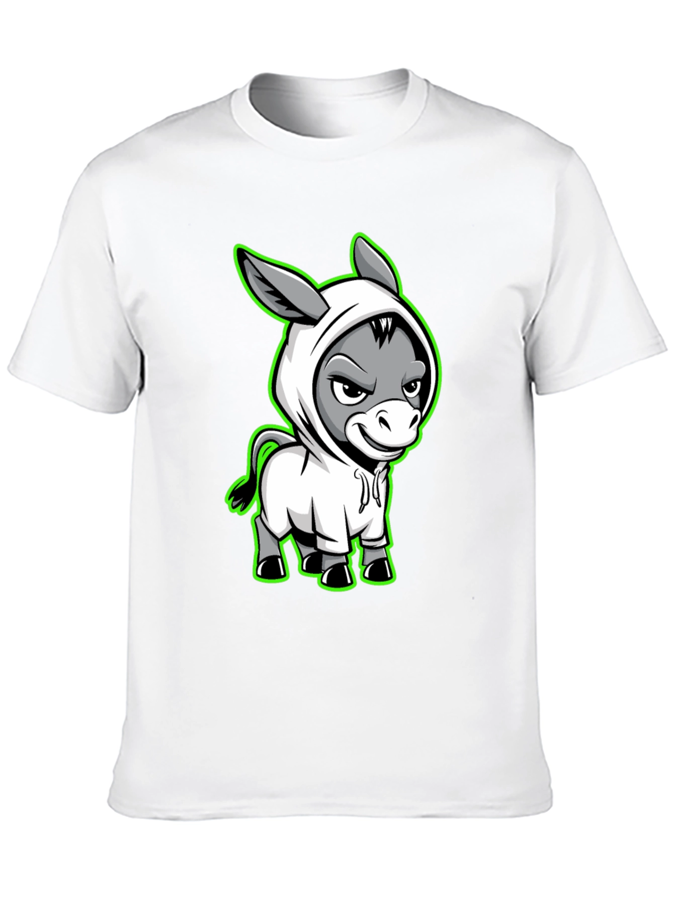 Cool Donkey Cartoon Graphic T-Shirt