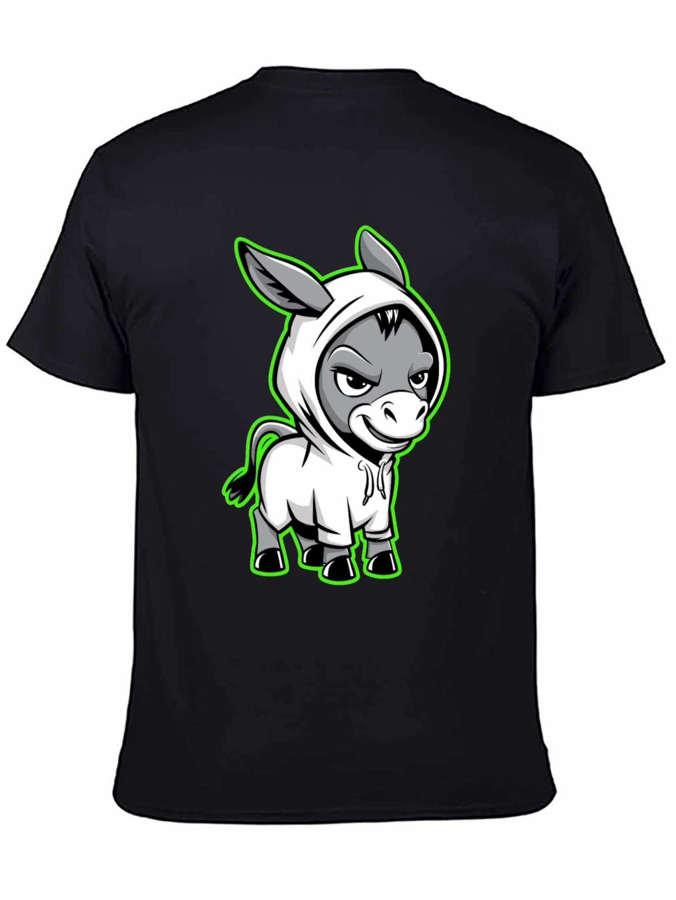 Cool Donkey Cartoon Graphic T-Shirt