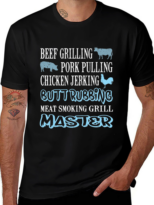 Beef Pork Chicken Grill Master T-Shirt