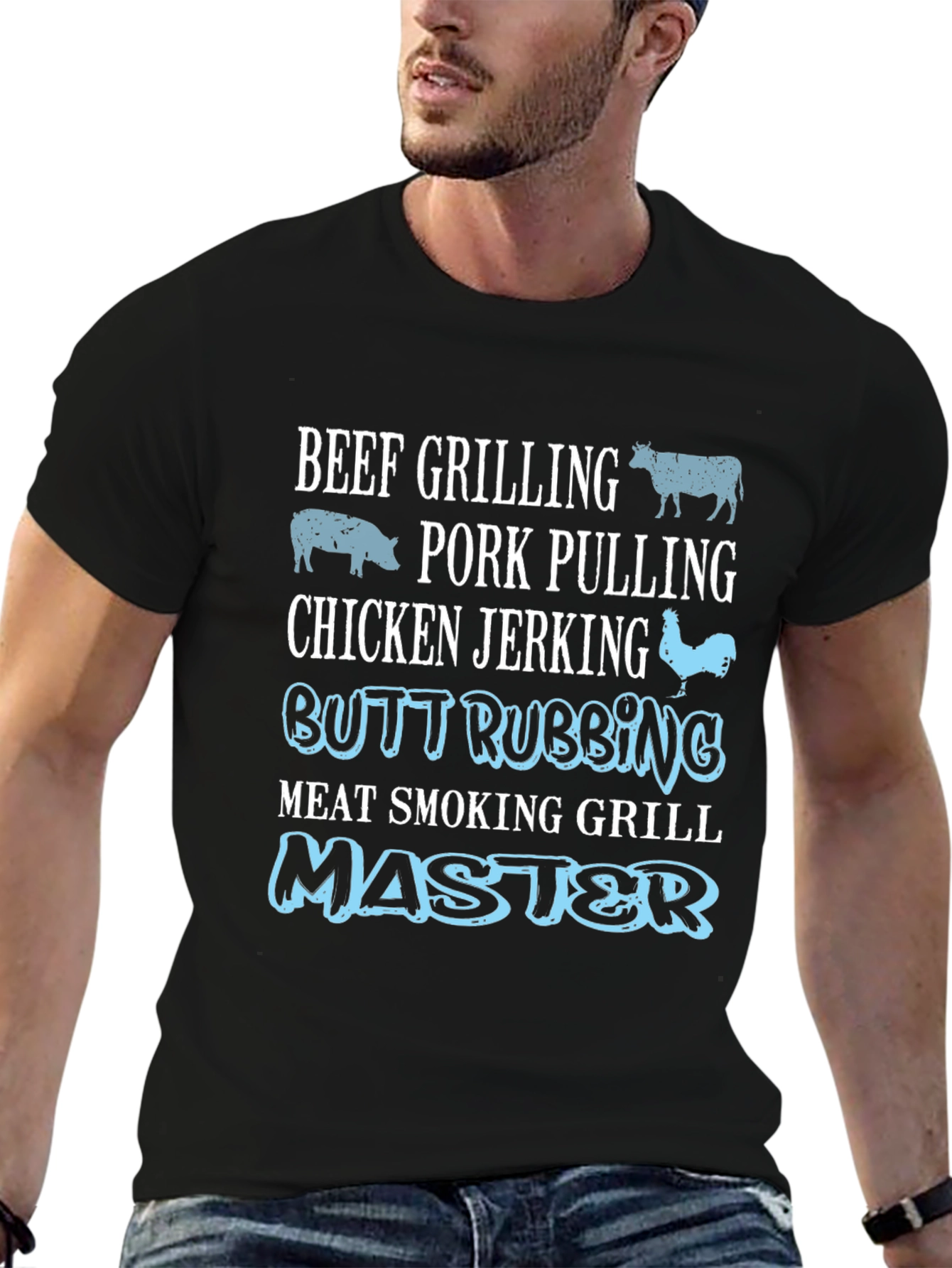 Beef Pork Chicken Grill Master T-Shirt
