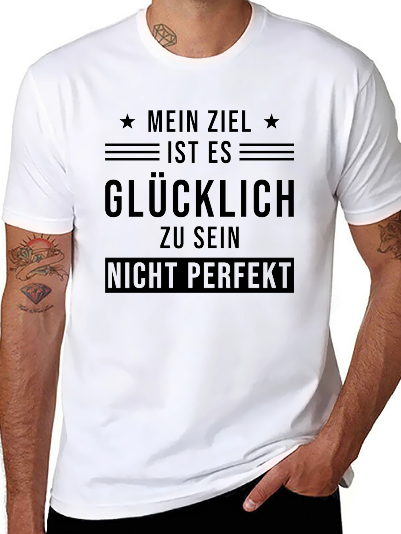 Mein Ziel Ist Es Glucklich Zu Sein T-Shirt