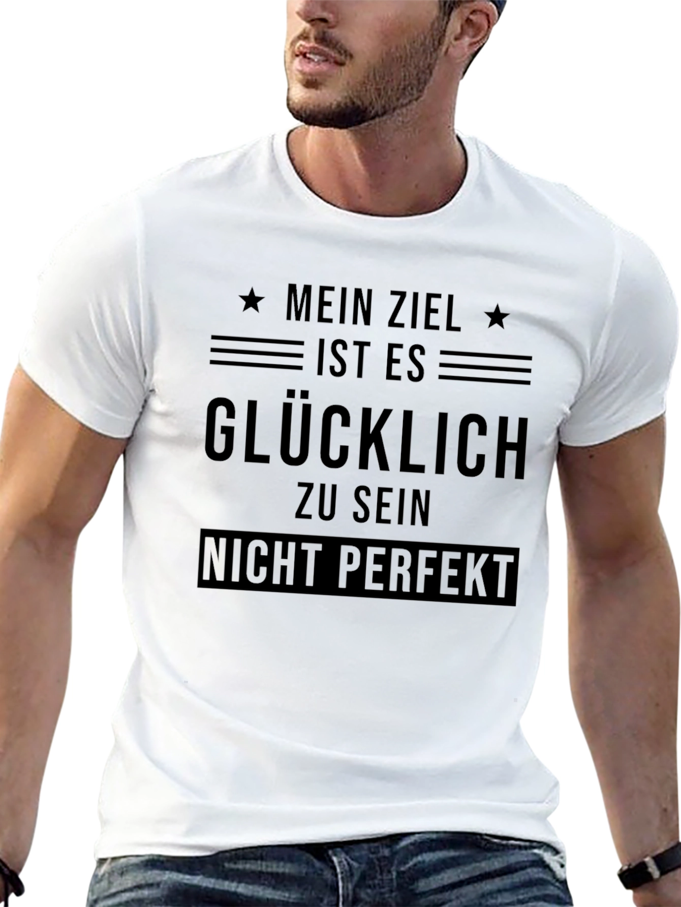 Mein Ziel Ist Es Glucklich Zu Sein T-Shirt
