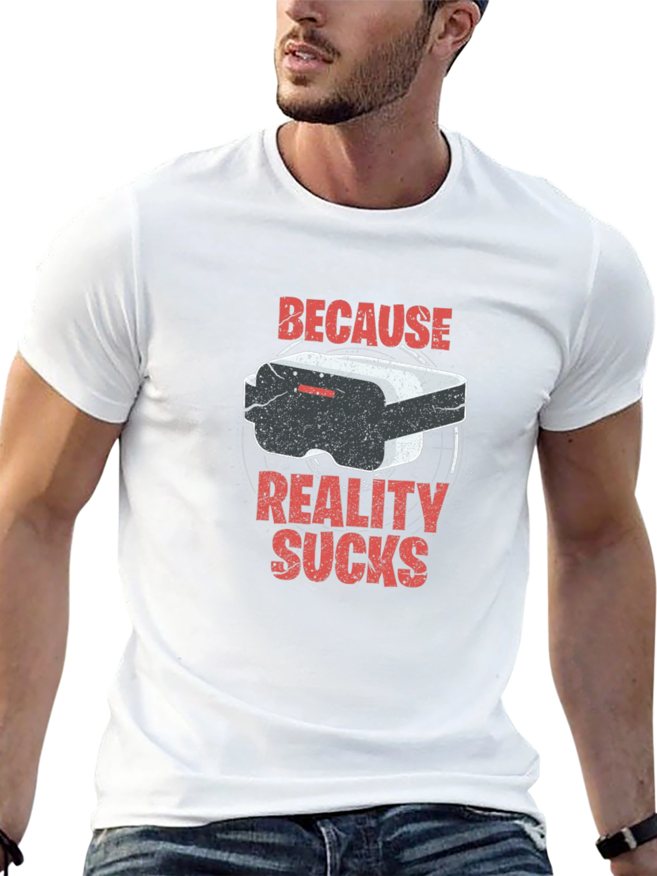 Because Reality Sucks VR T-Shirt