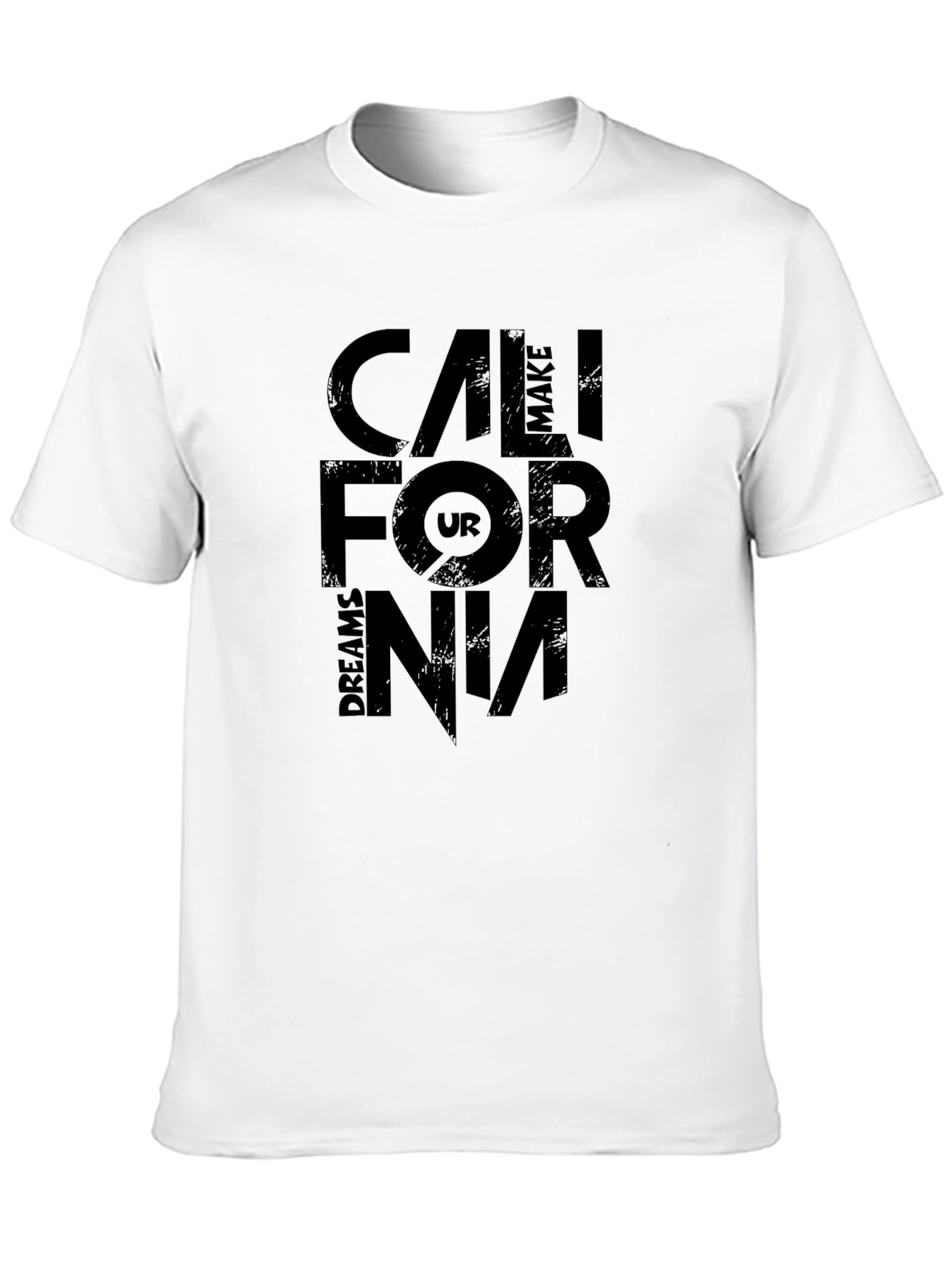California Dreams Black Graphic T-Shirt