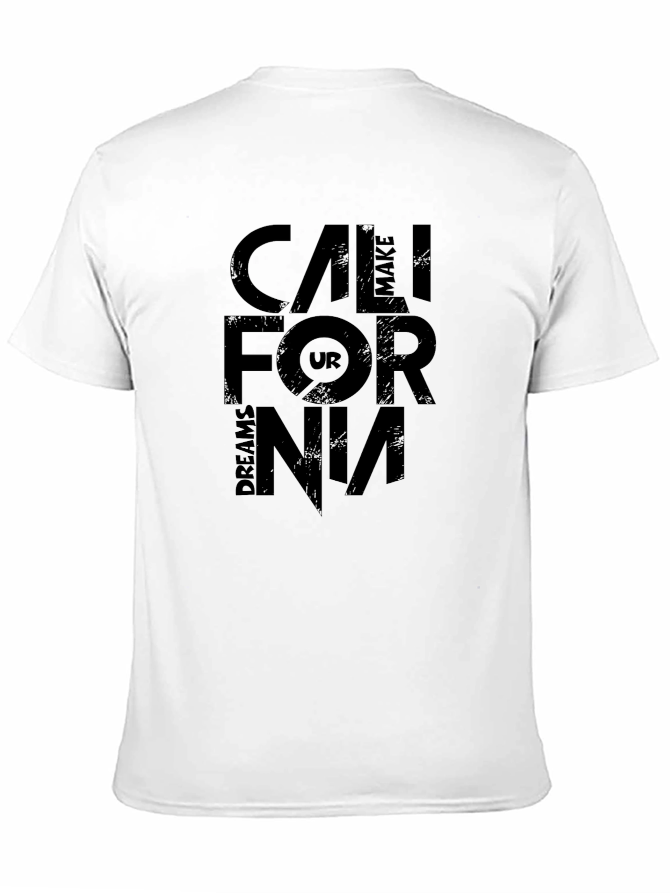 California Dreams Black Graphic T-Shirt