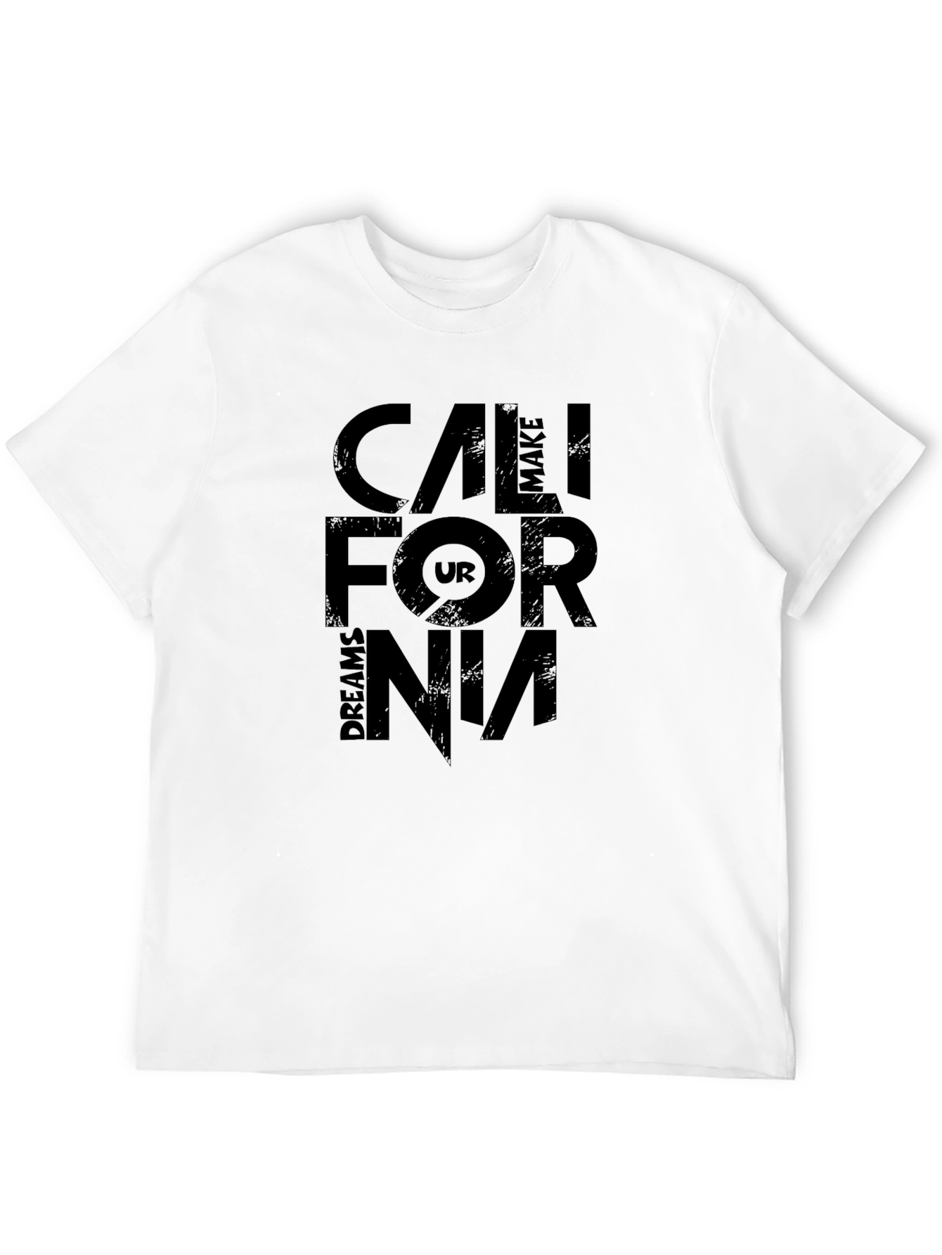 California Dreams Black Graphic T-Shirt