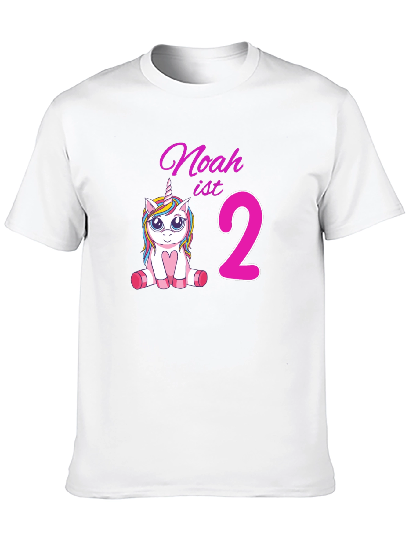 Noahs 2nd Birthday Unicorn Tee