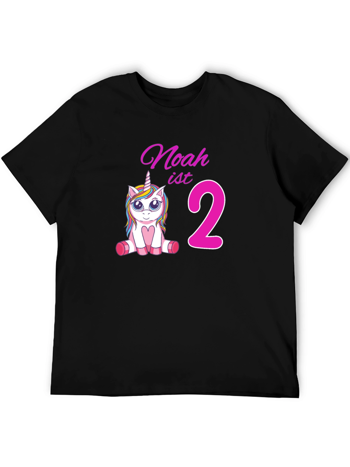 Noahs 2nd Birthday Unicorn Tee