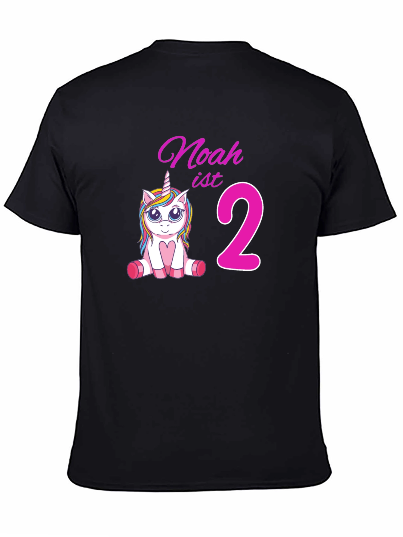 Noahs 2nd Birthday Unicorn Tee
