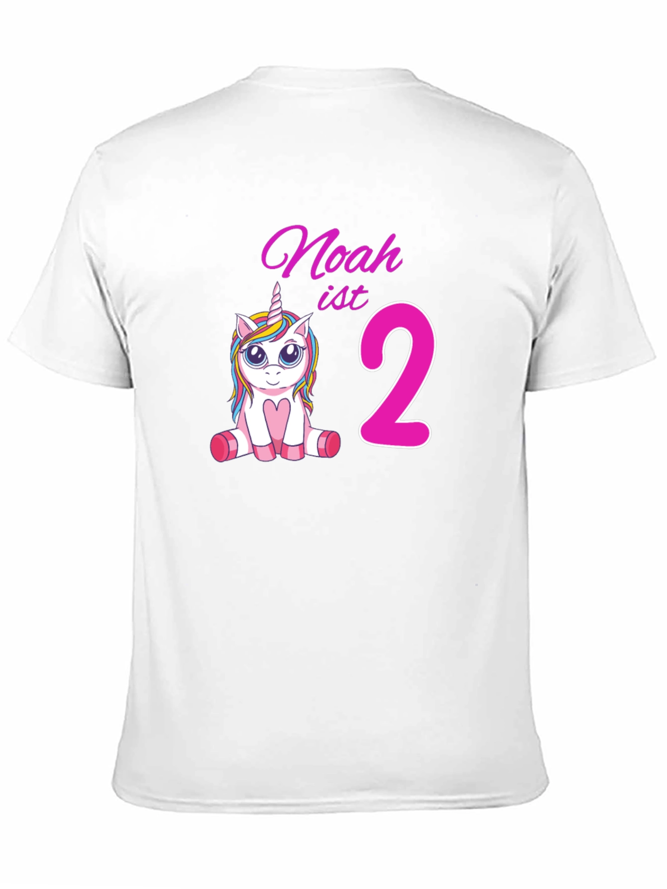 Noahs 2nd Birthday Unicorn Tee