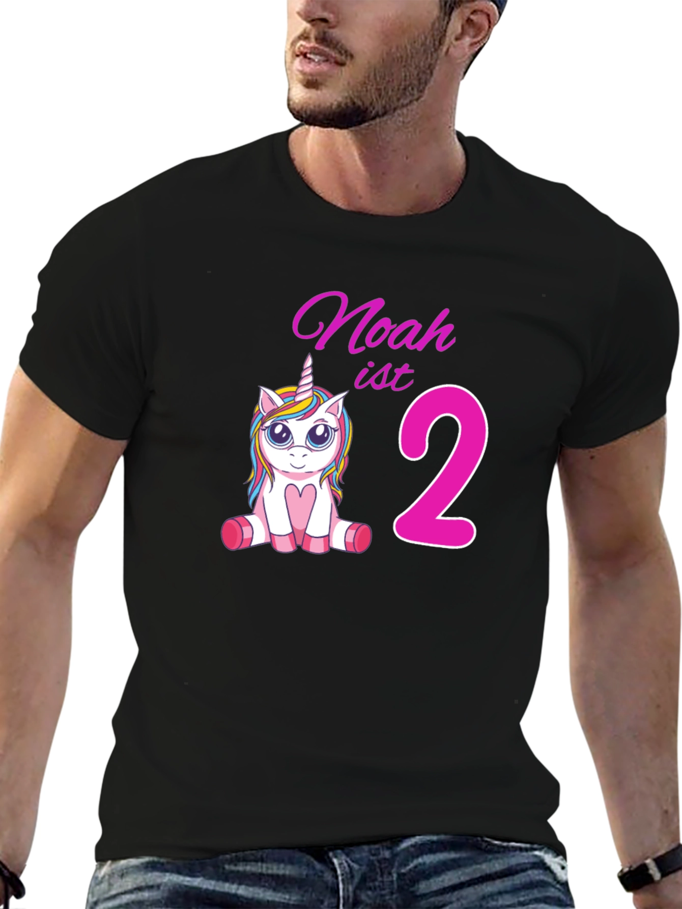 Noahs 2nd Birthday Unicorn Tee