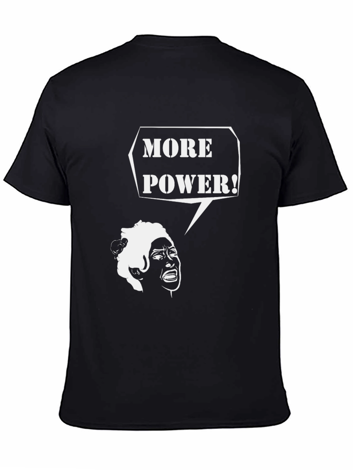 More Power T-Shirt - Black Graphic Tee