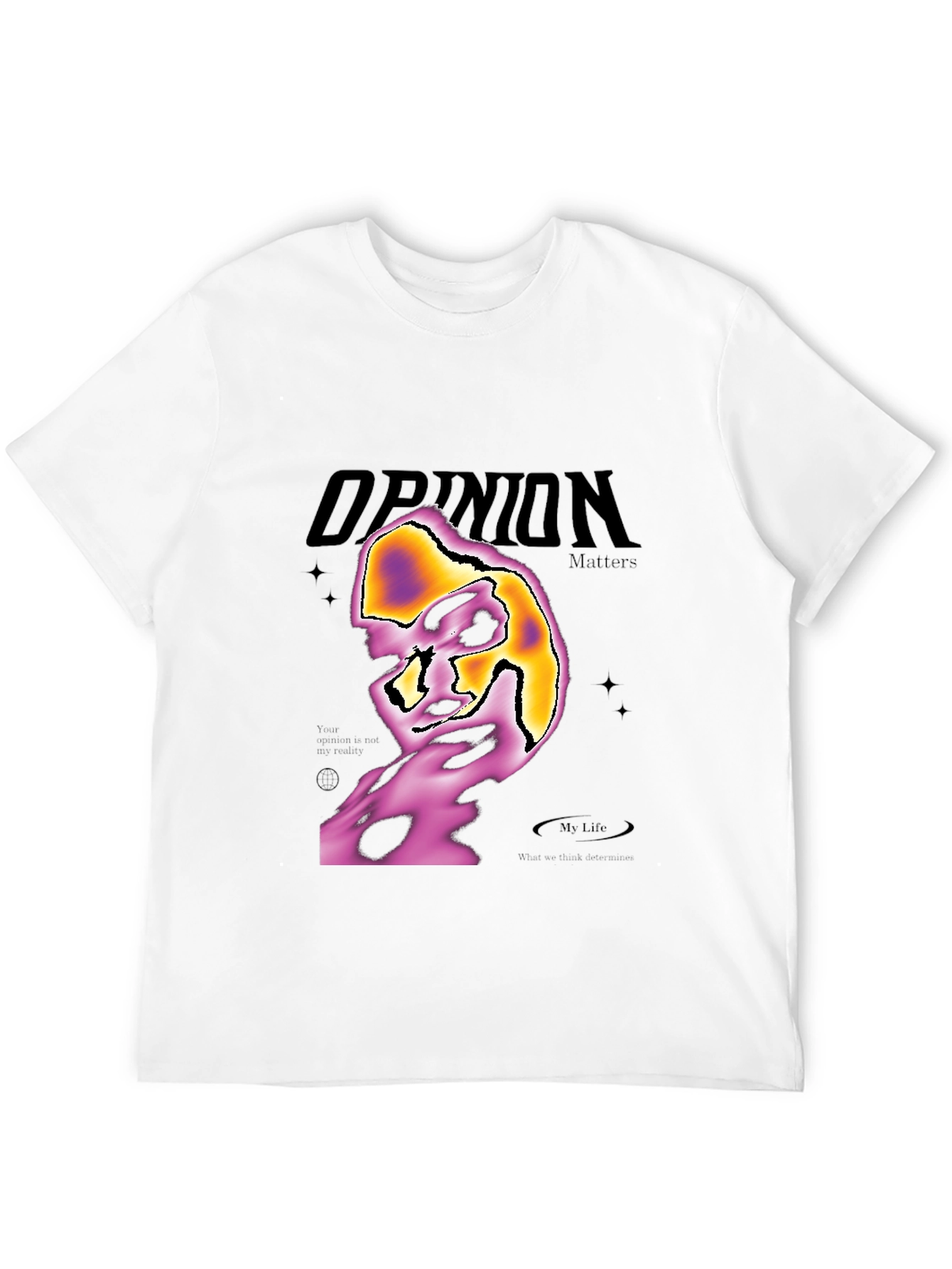Opinion Matters Graphic Print T-Shirt