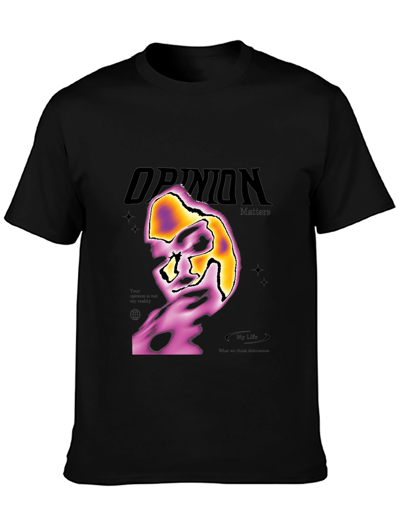 Opinion Matters Graphic Print T-Shirt