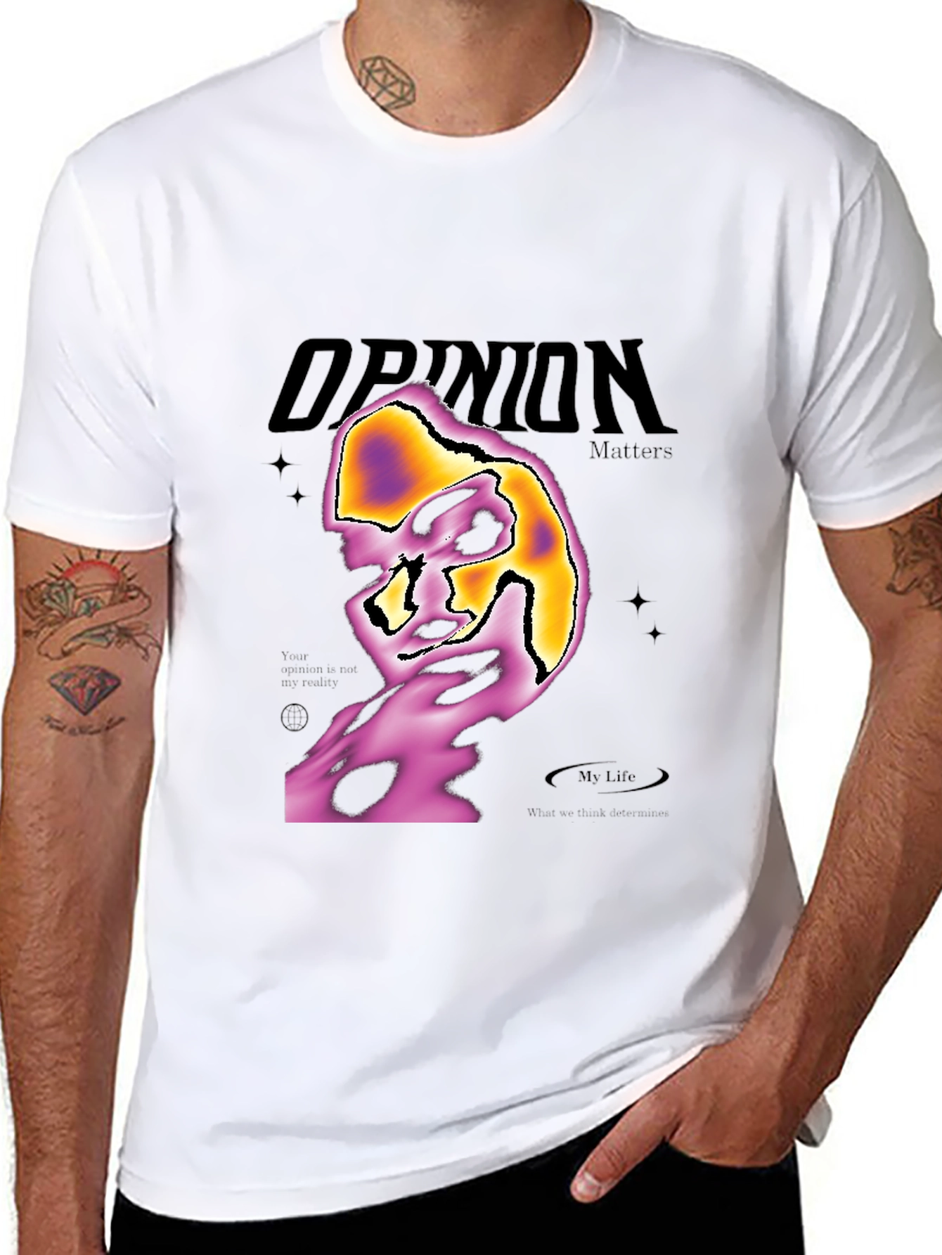 Opinion Matters Graphic Print T-Shirt