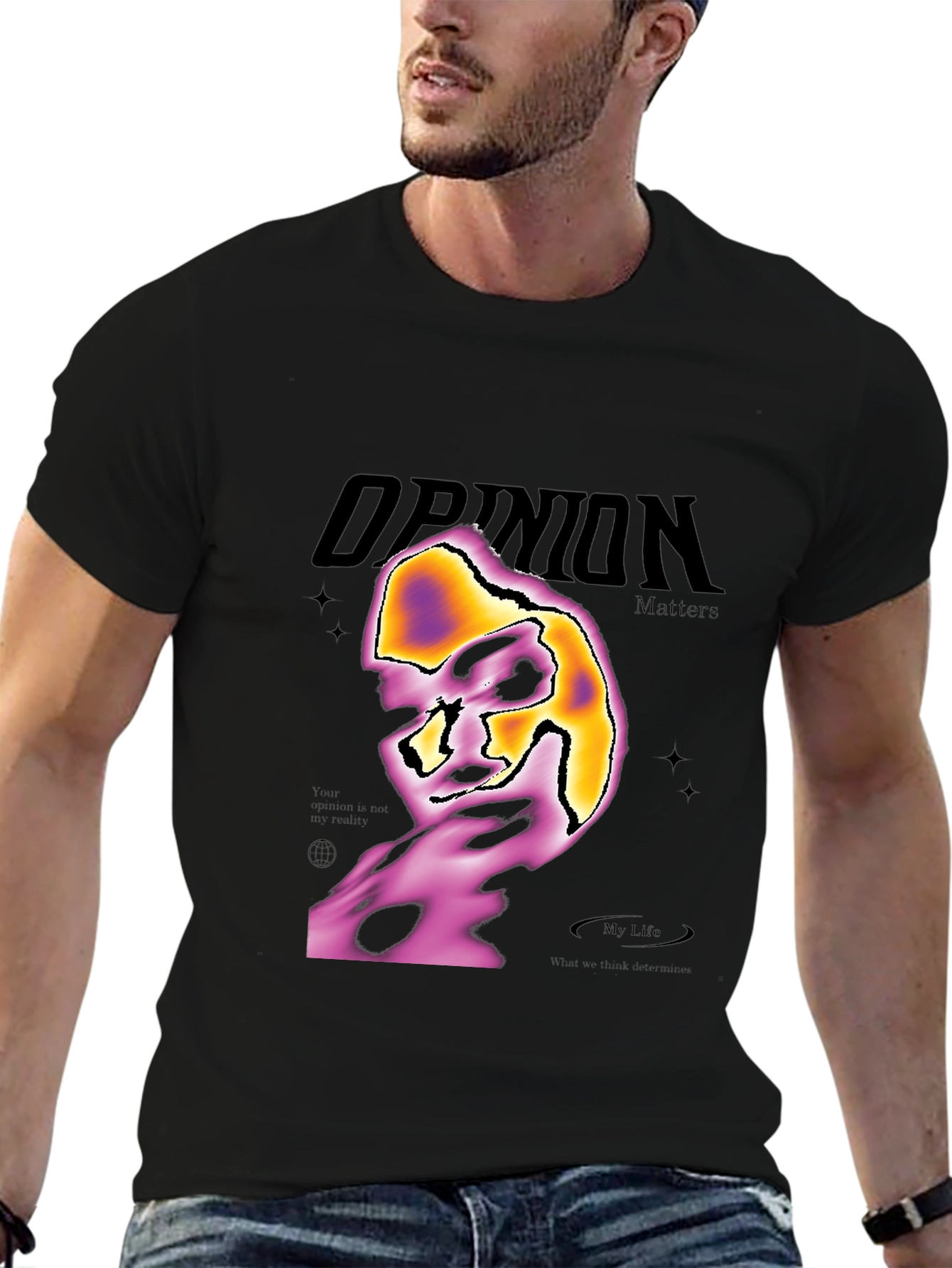Opinion Matters Graphic Print T-Shirt