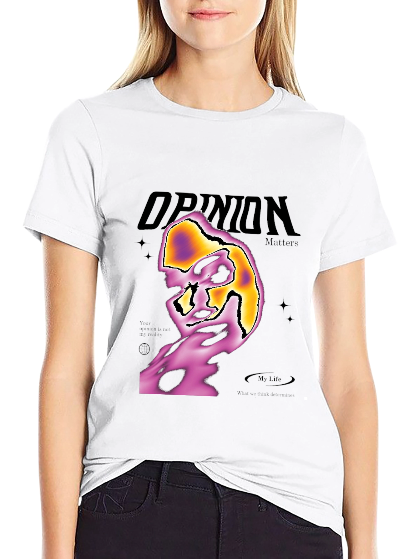 Opinion Matters Graphic Print T-Shirt