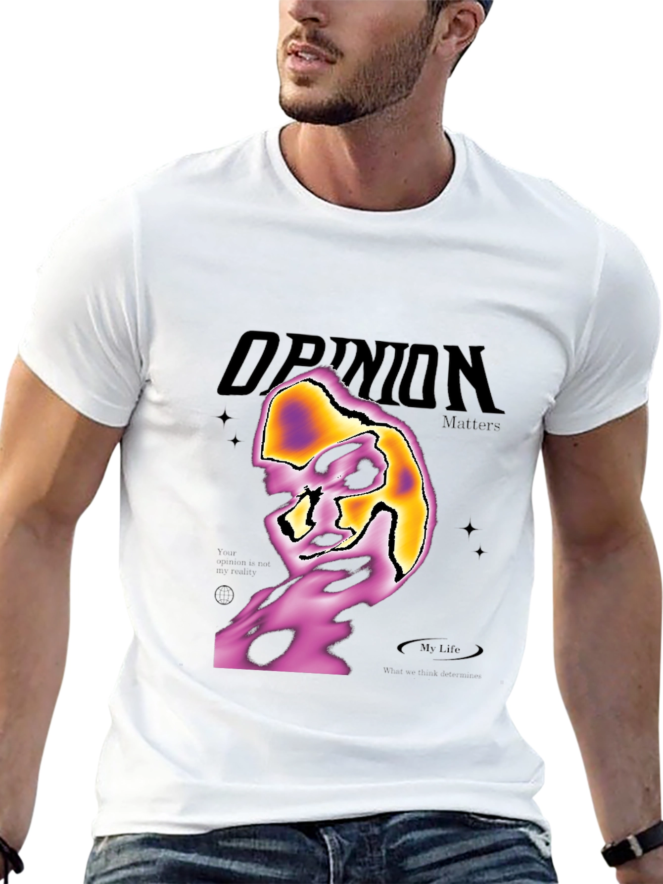 Opinion Matters Graphic Print T-Shirt