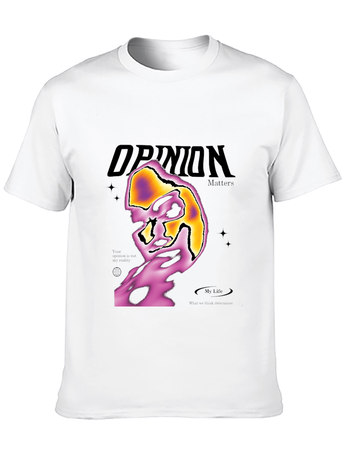Opinion Matters Graphic Print T-Shirt