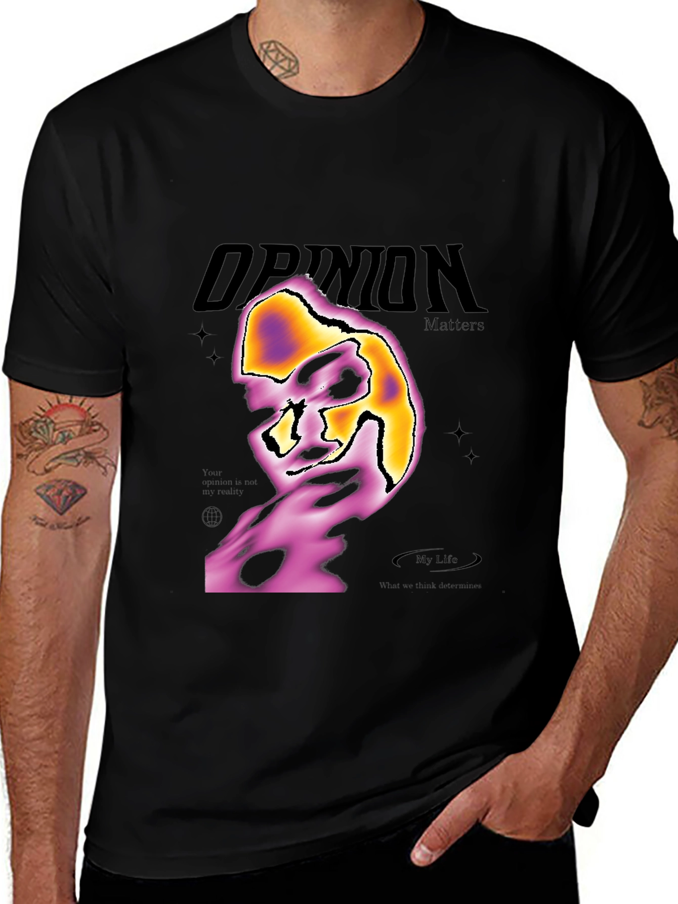 Opinion Matters Graphic Print T-Shirt