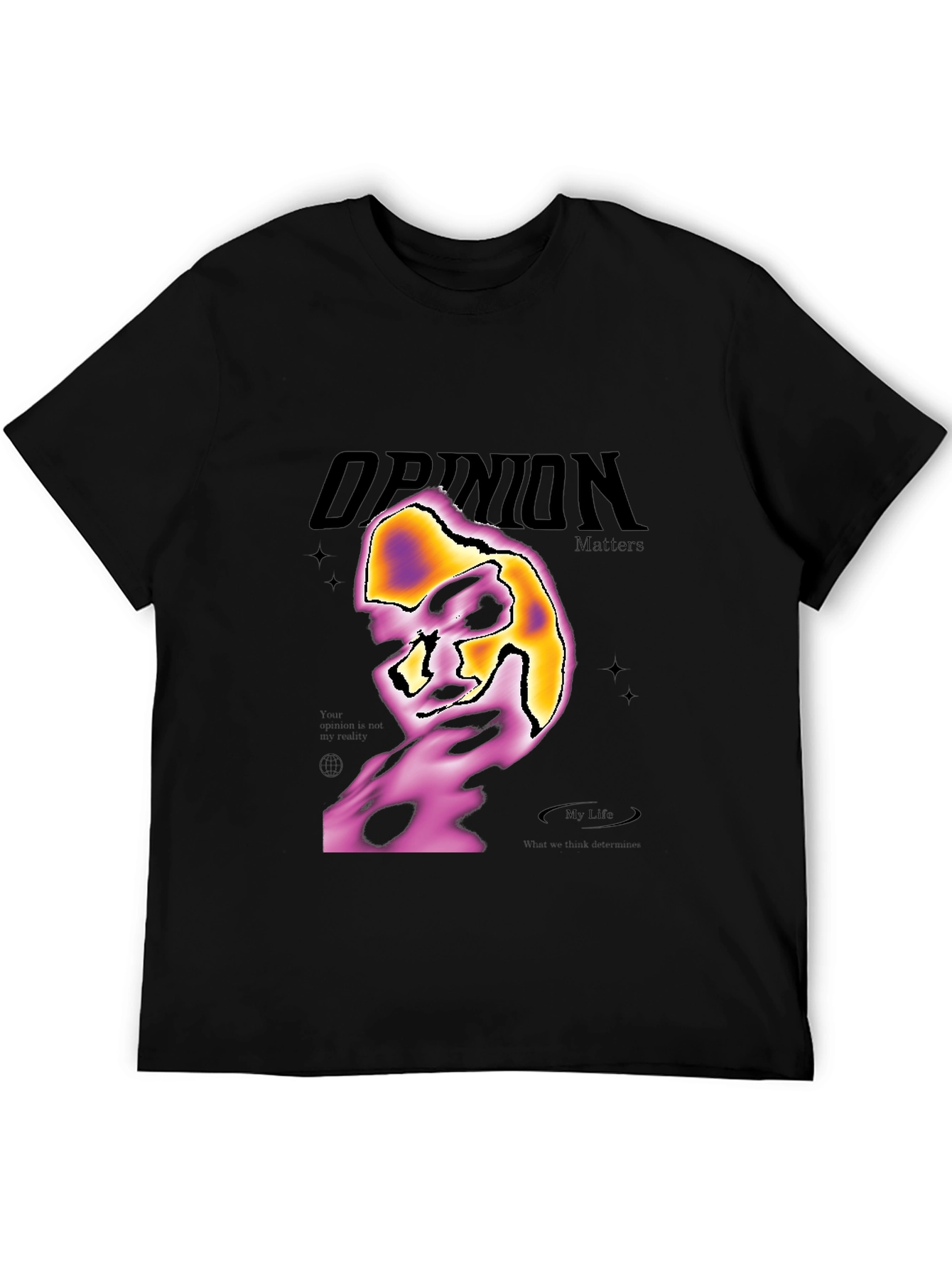 Opinion Matters Graphic Print T-Shirt