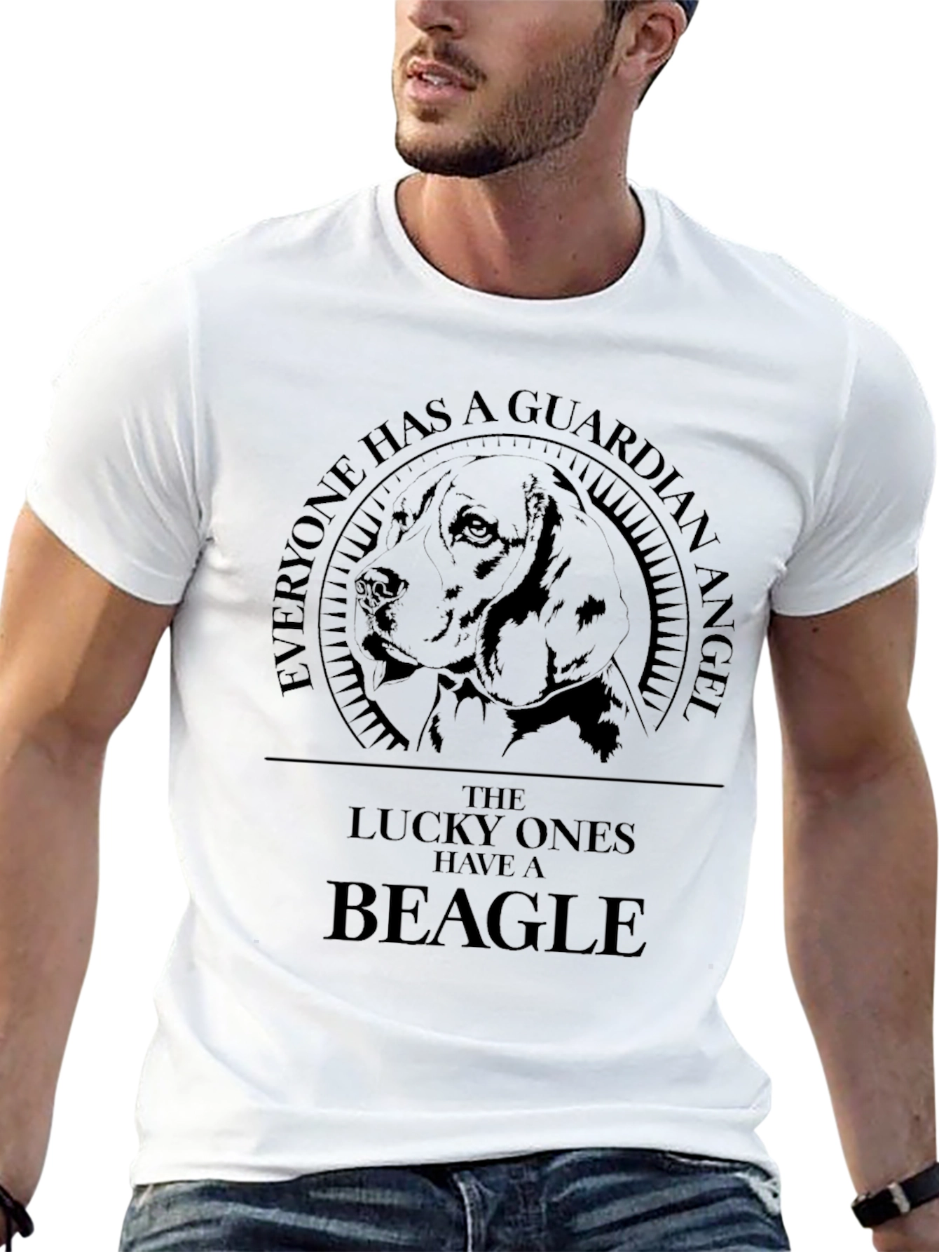 Guardian Angel Beagle T-Shirt